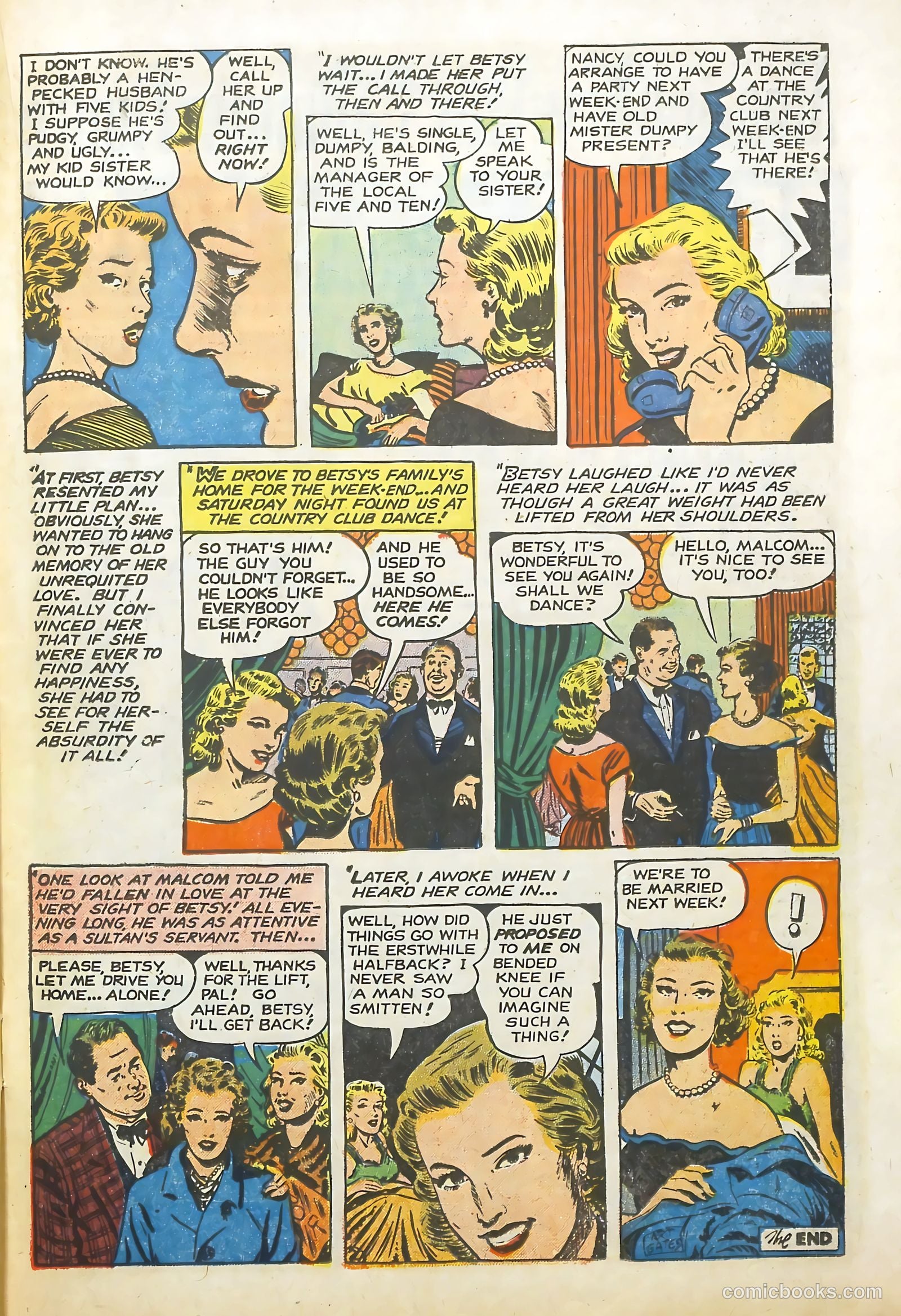 Young Romance #78 (1953) — page 23 of 36