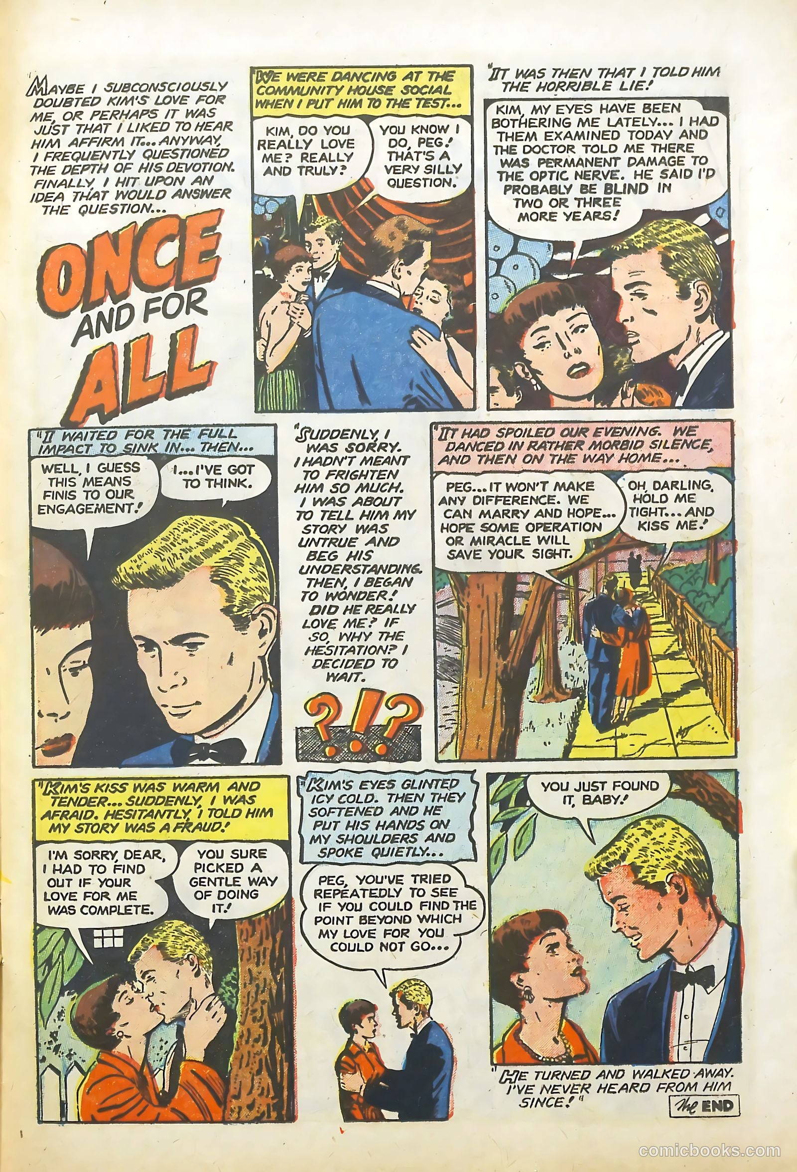 Young Romance #78 (1953) — page 25 of 36