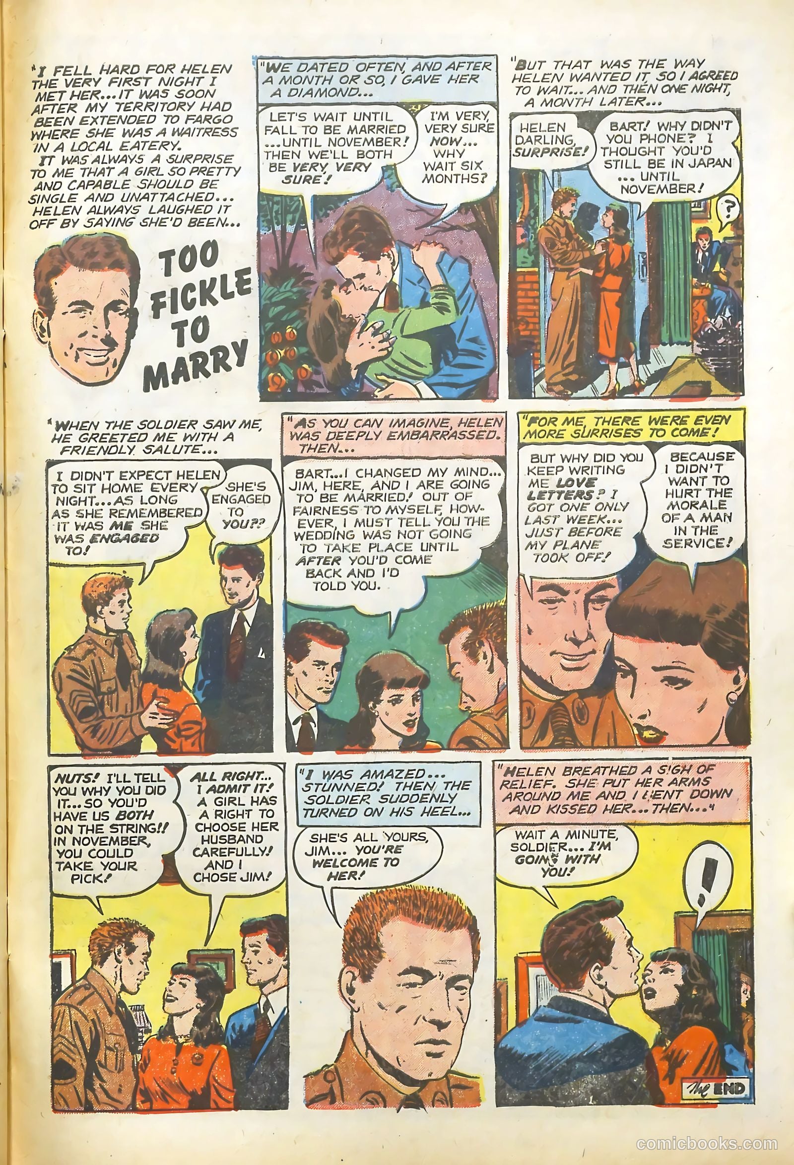 Young Romance #78 (1953) — page 33 of 36