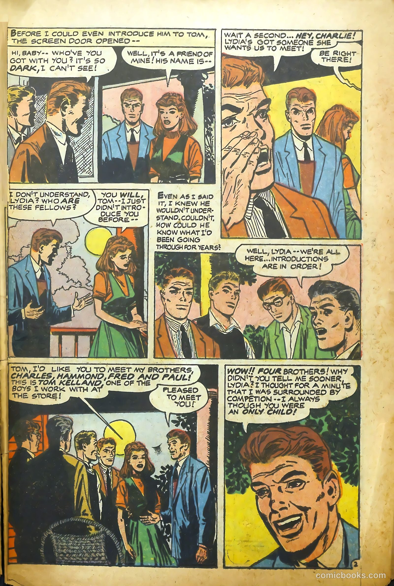 Young Romance #90 (1953) — page 21 of 36
