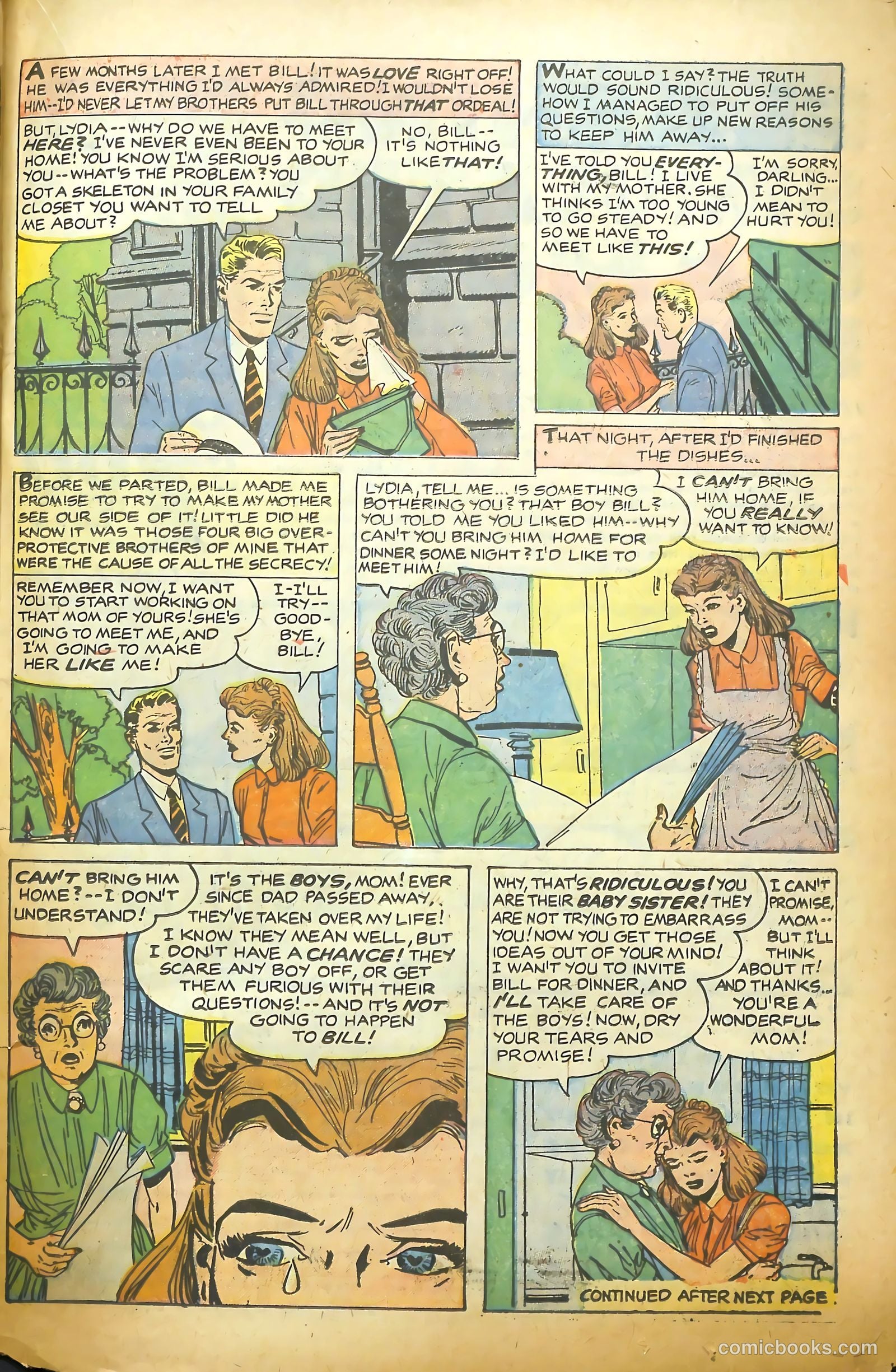 Young Romance #90 (1953) — page 23 of 36