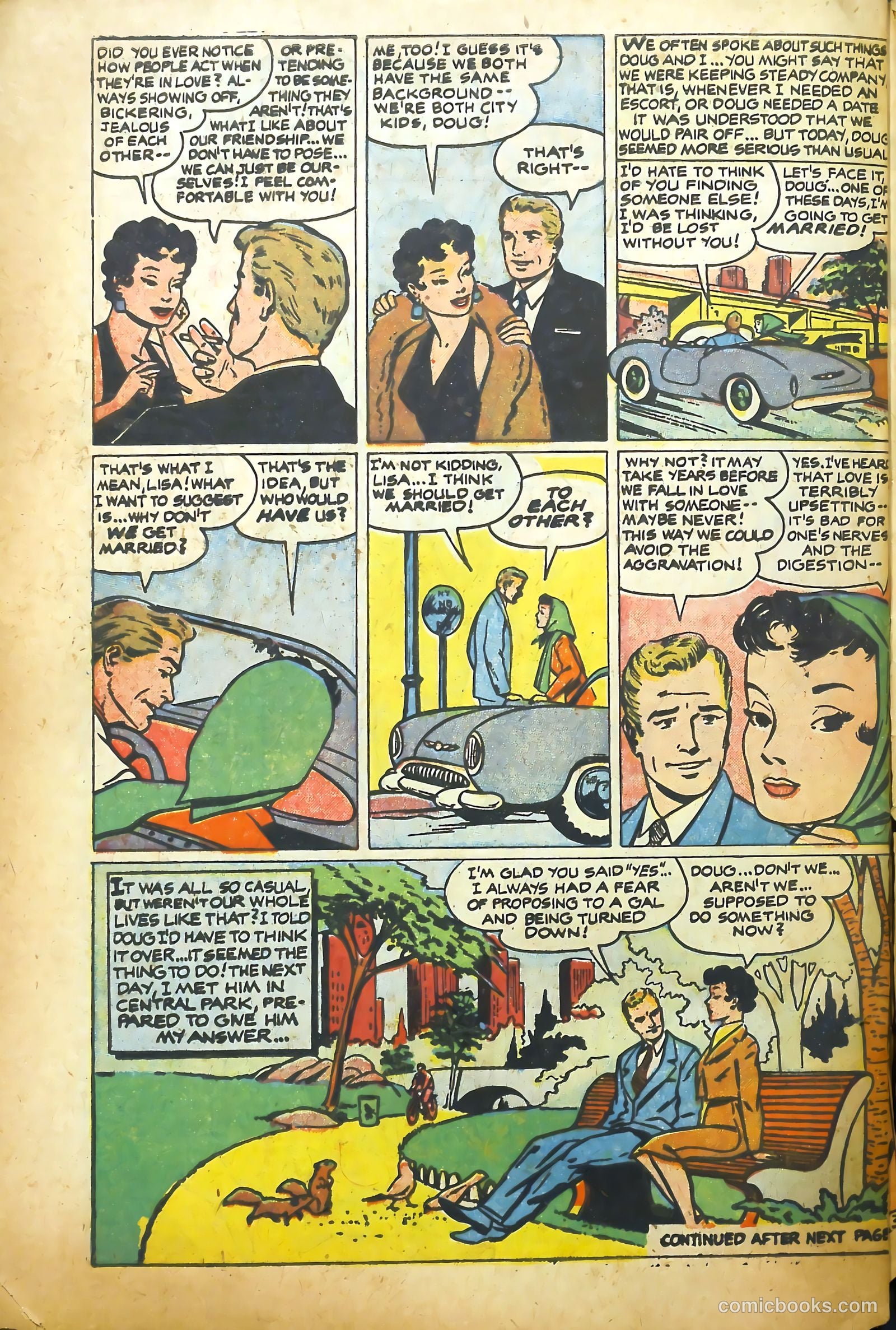 Young Romance #90 (1953) — page 28 of 36