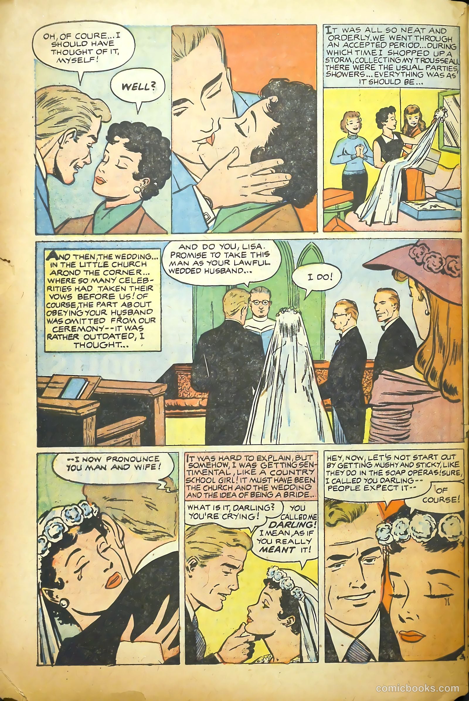 Young Romance #90 (1953) — page 30 of 36