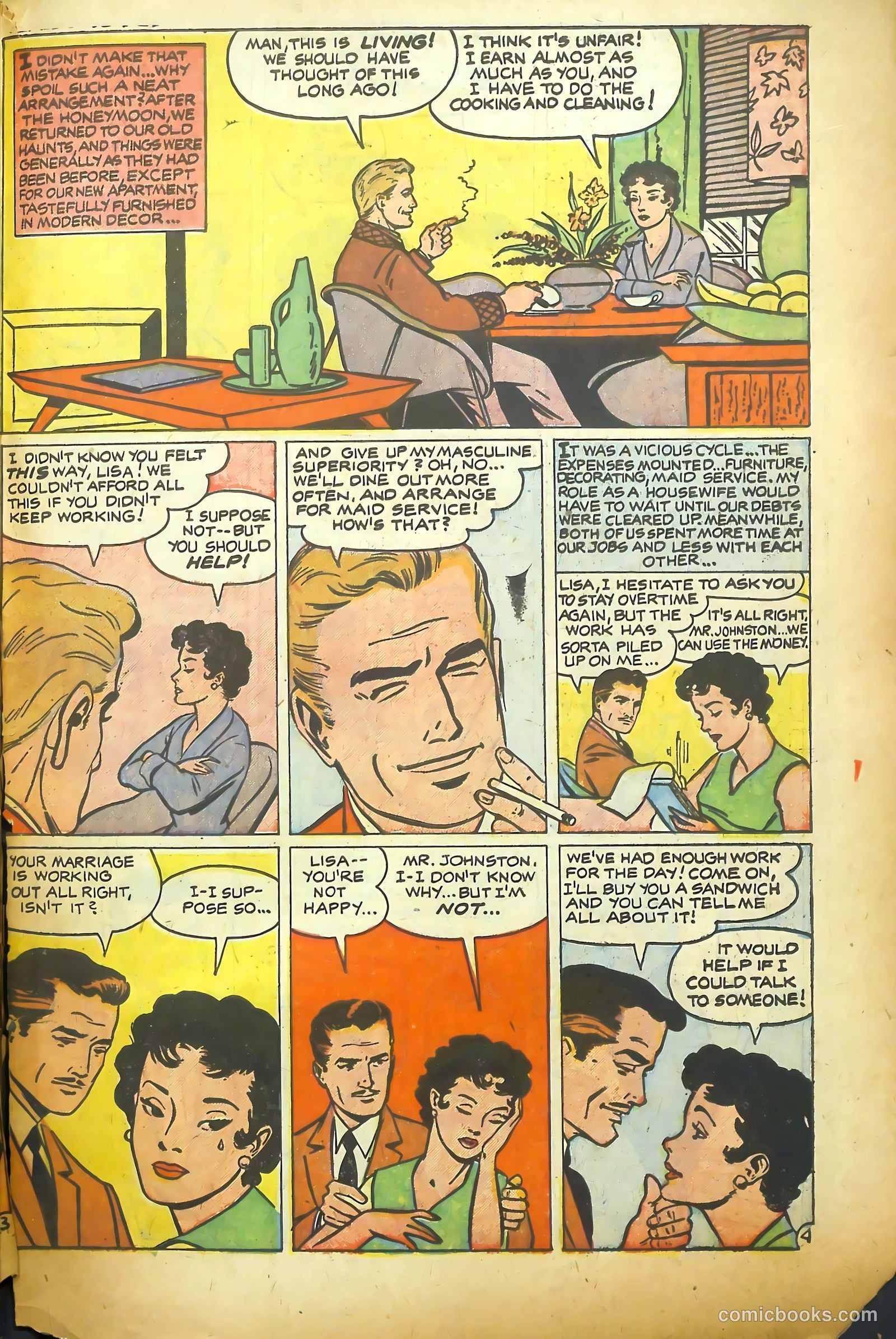Young Romance #90 (1953) — page 31 of 36