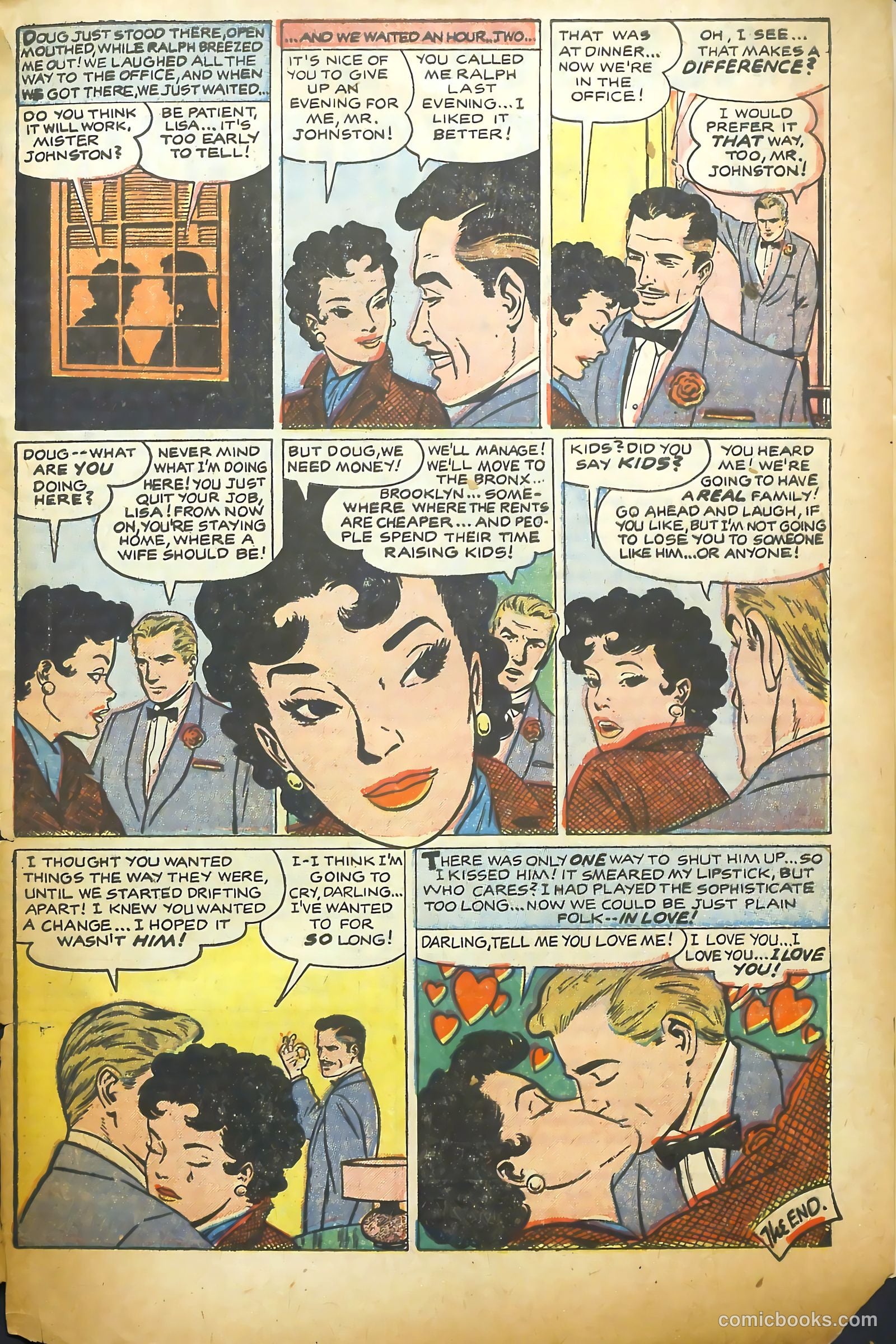 Young Romance #90 (1953) — page 33 of 36