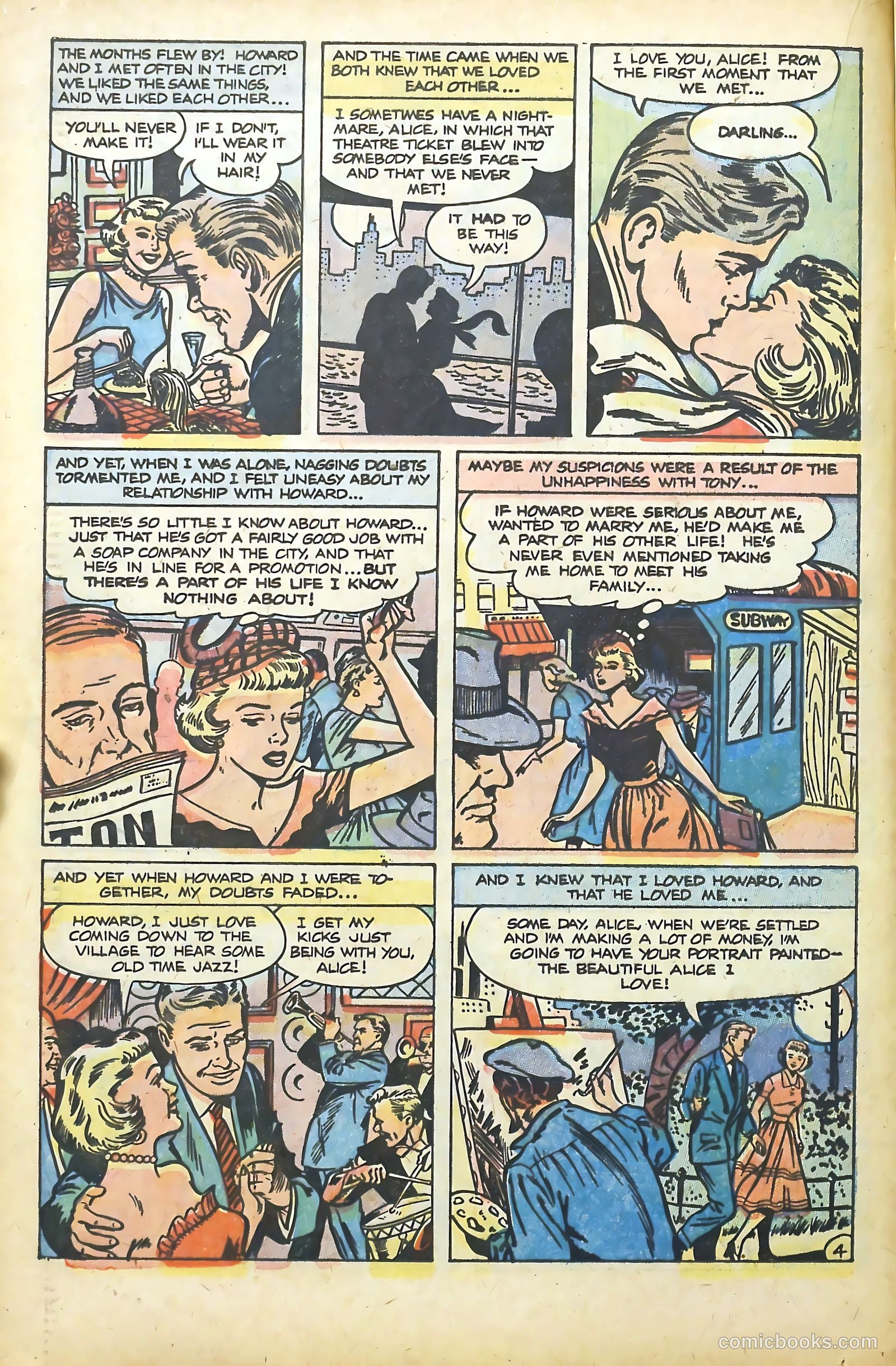 Young Romance #86 (1953) — page 16 of 36