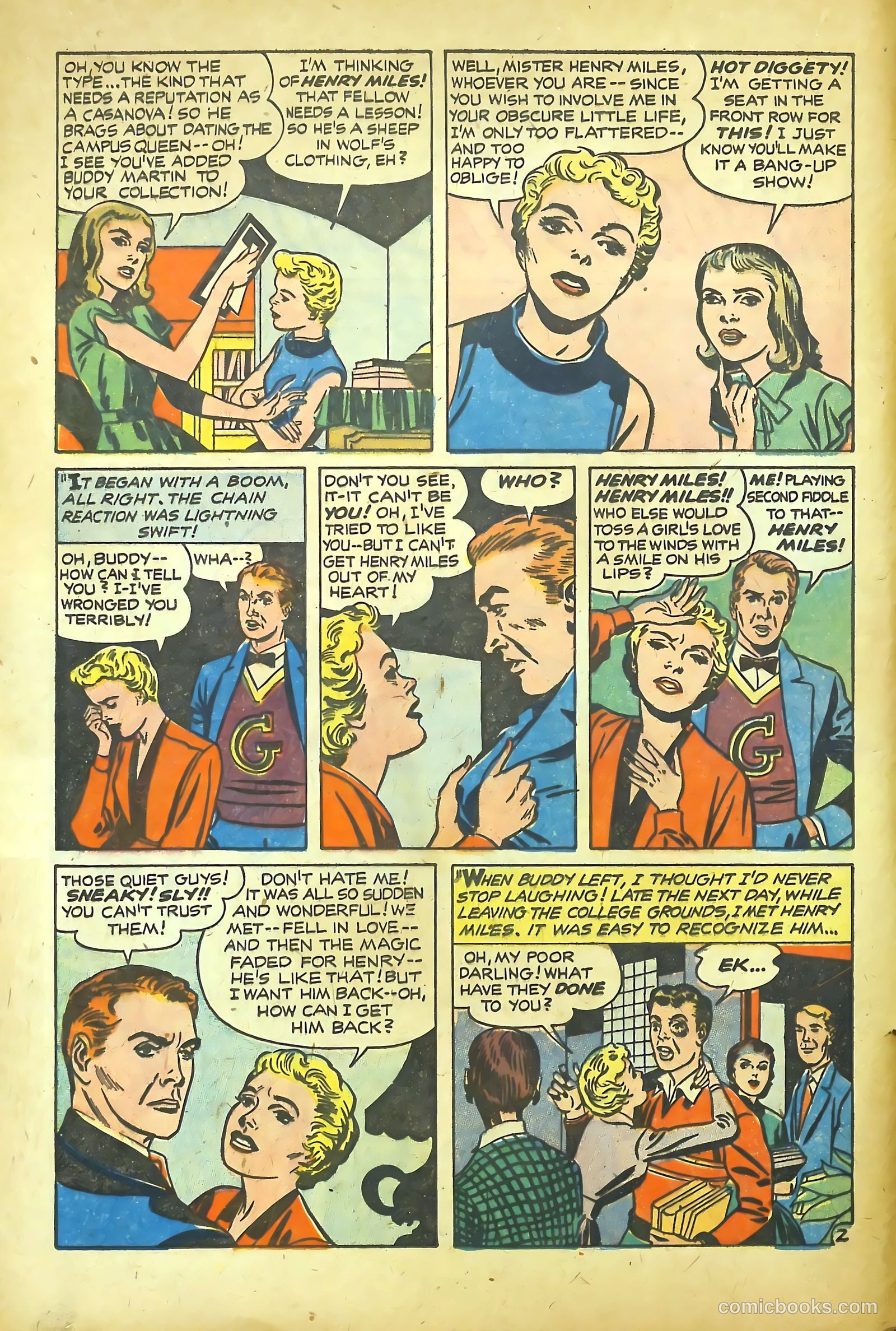Young Romance #84 (1953) — page 4 of 36