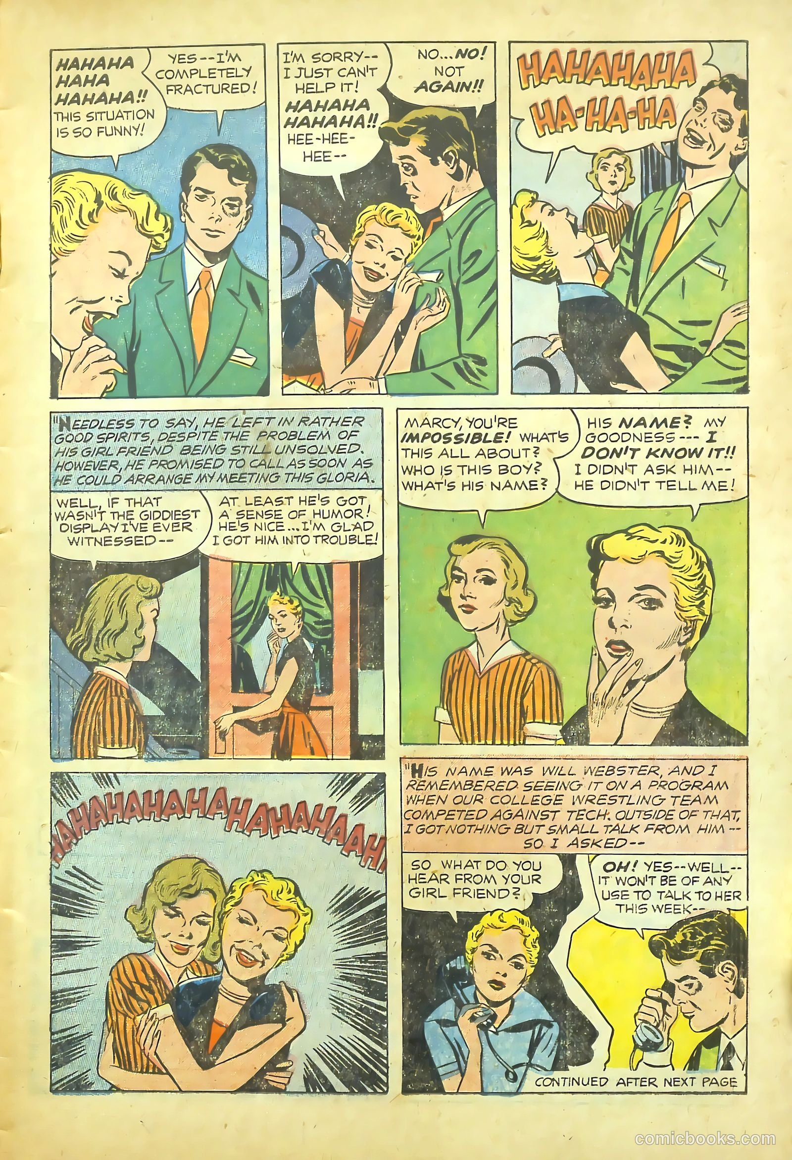 Young Romance #84 (1953) — page 7 of 36
