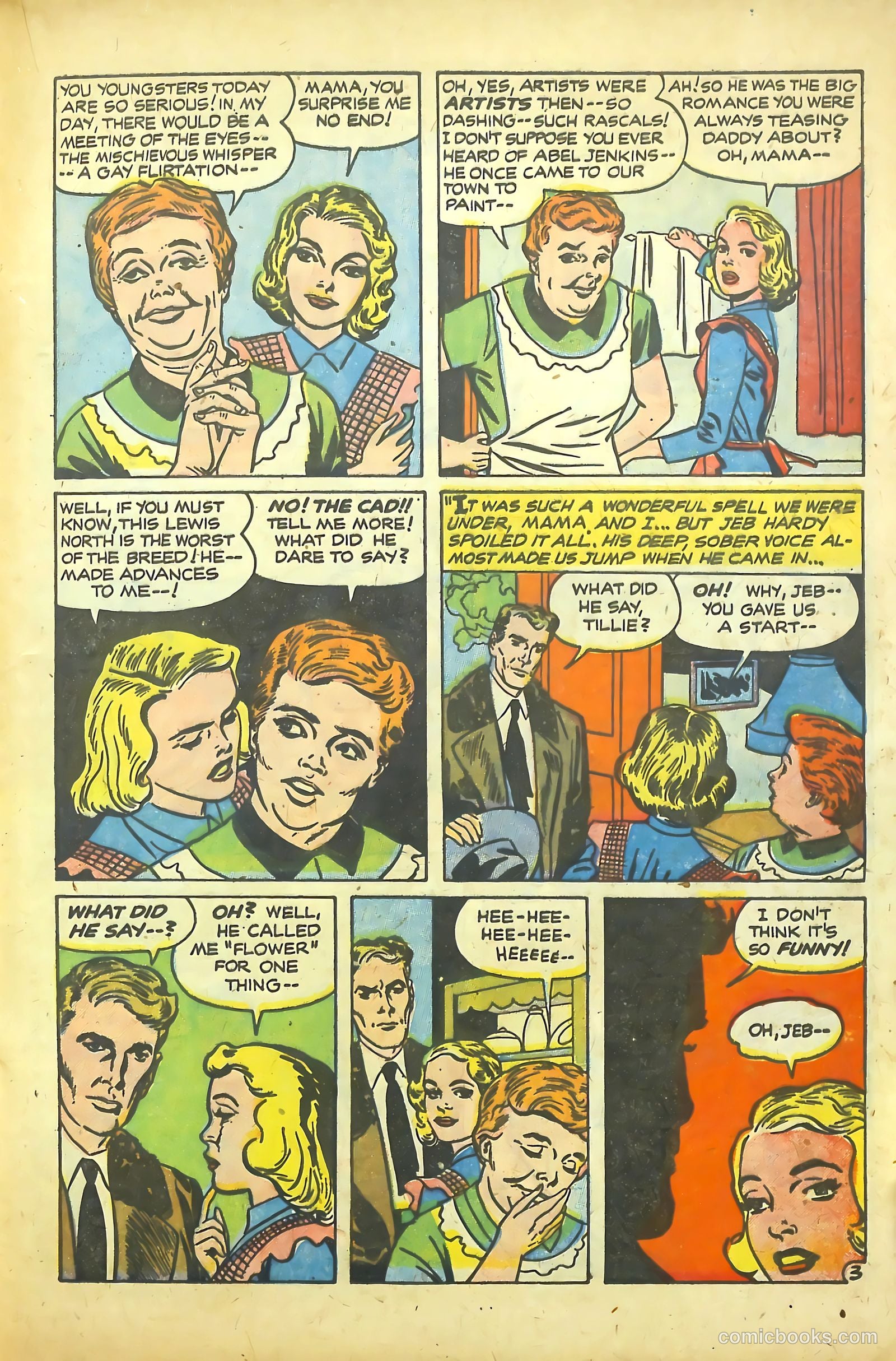 Young Romance #84 (1953) — page 21 of 36