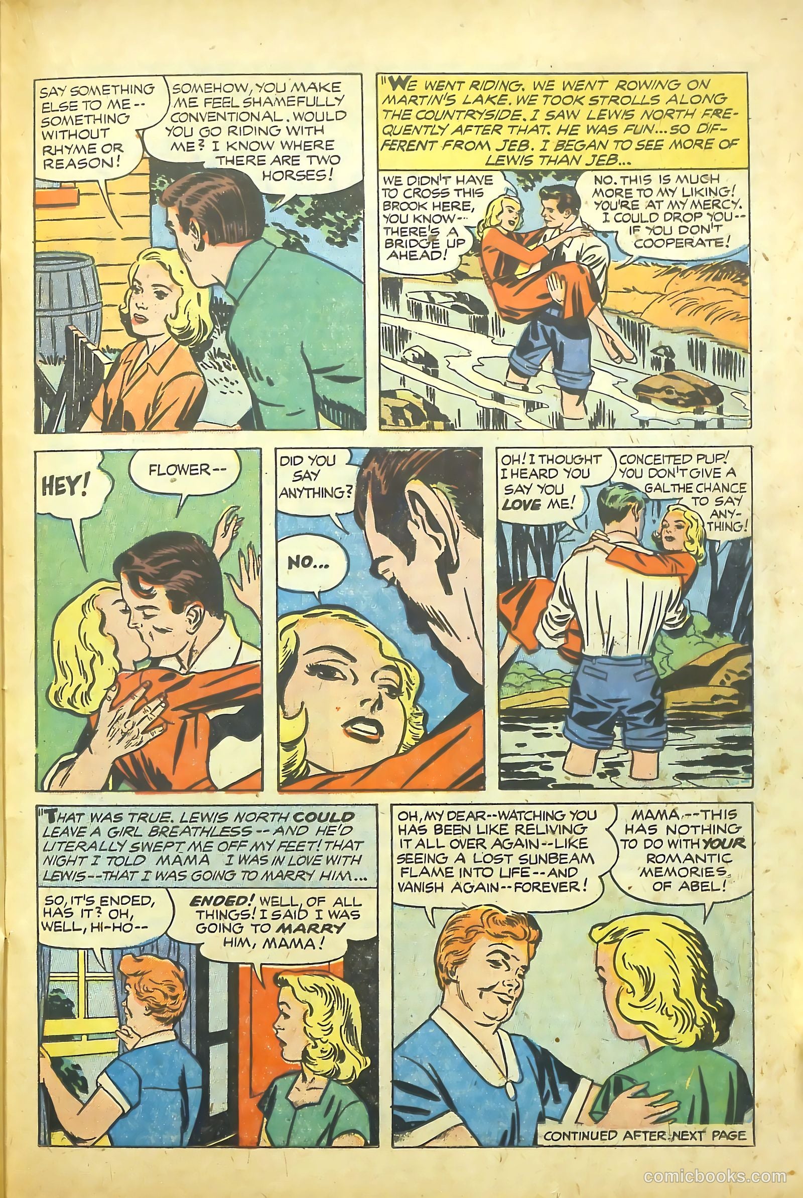 Young Romance #84 (1953) — page 23 of 36