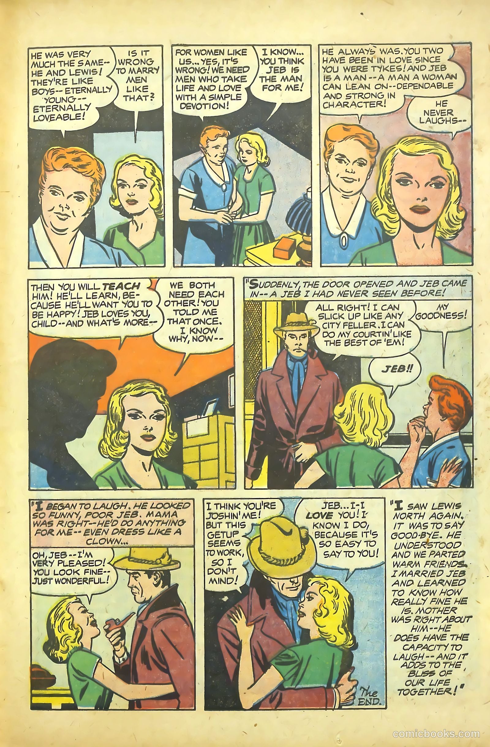Young Romance #84 (1953) — page 25 of 36