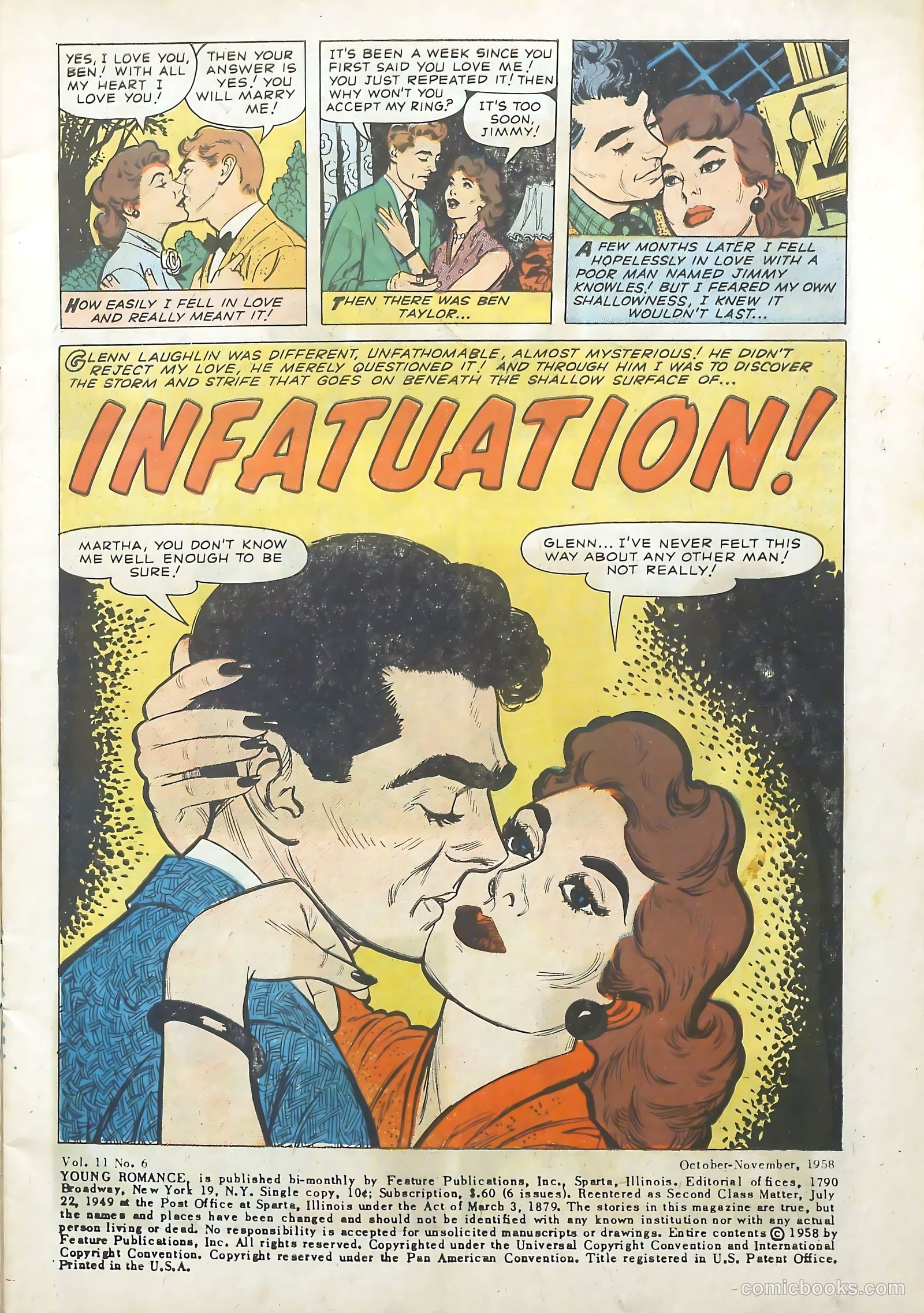 Young Romance #96 (1953) — page 3 of 36
