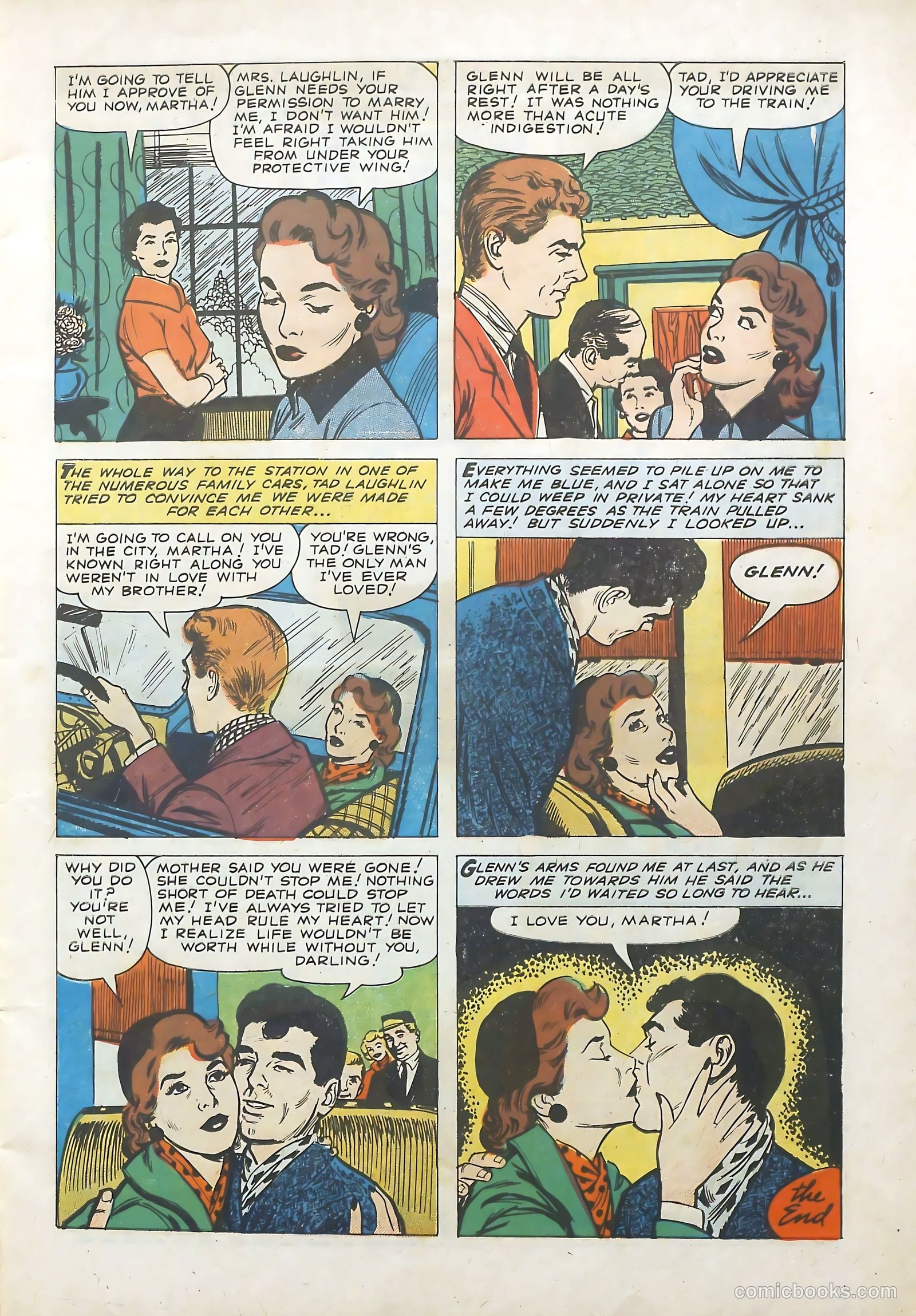 Young Romance #96 (1953) — page 7 of 36