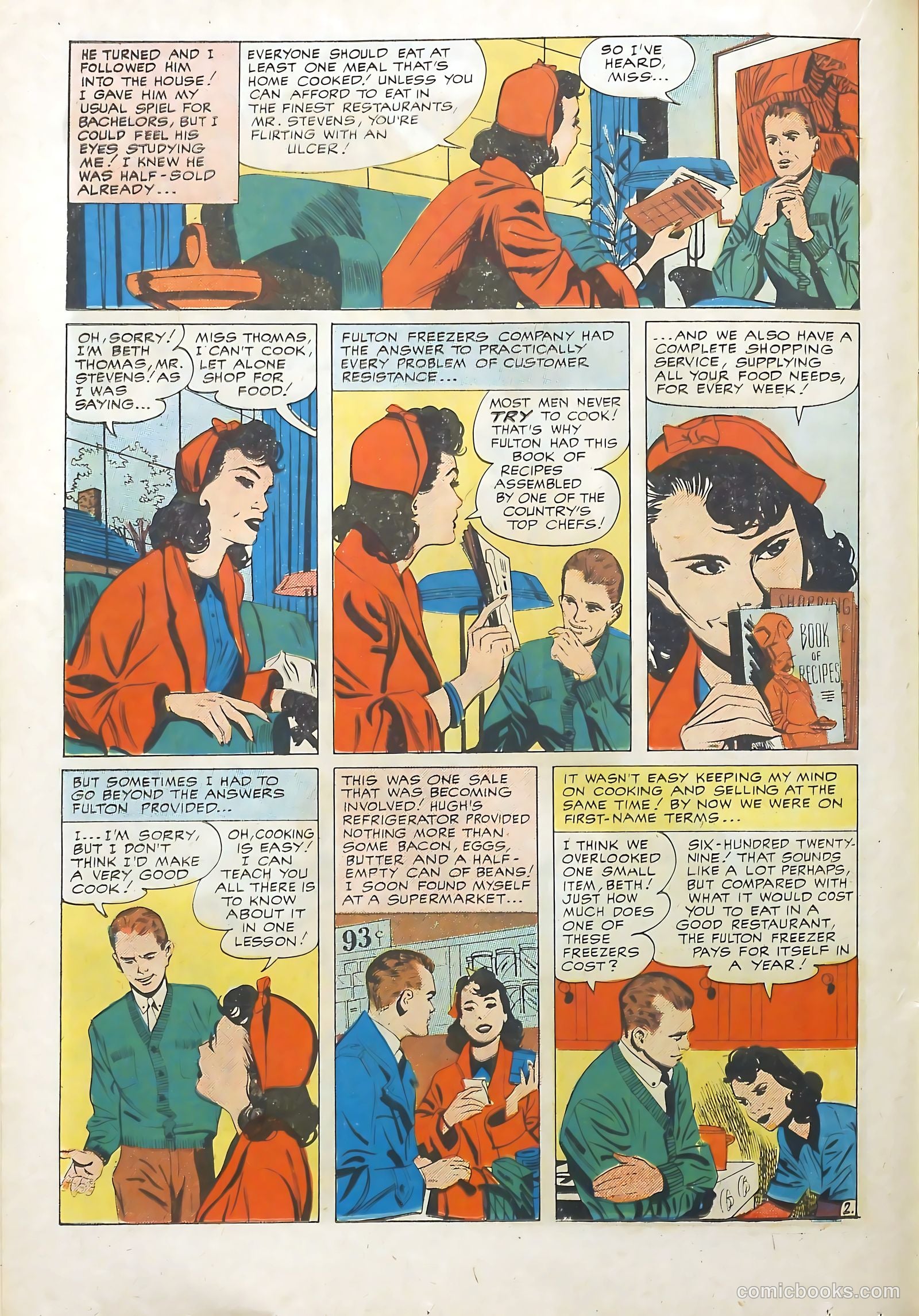 Young Romance #96 (1953) — page 22 of 36