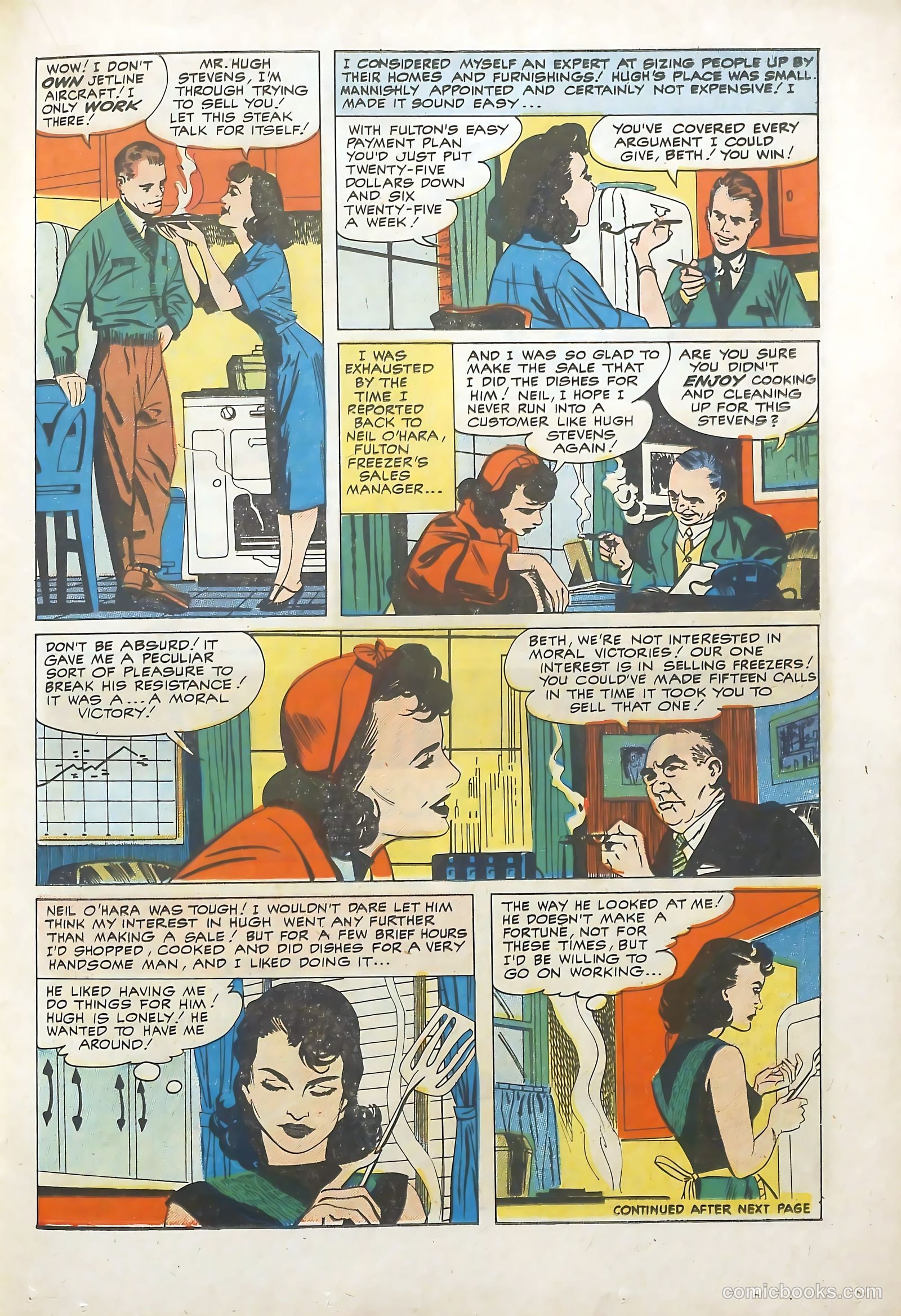 Young Romance #96 (1953) — page 23 of 36