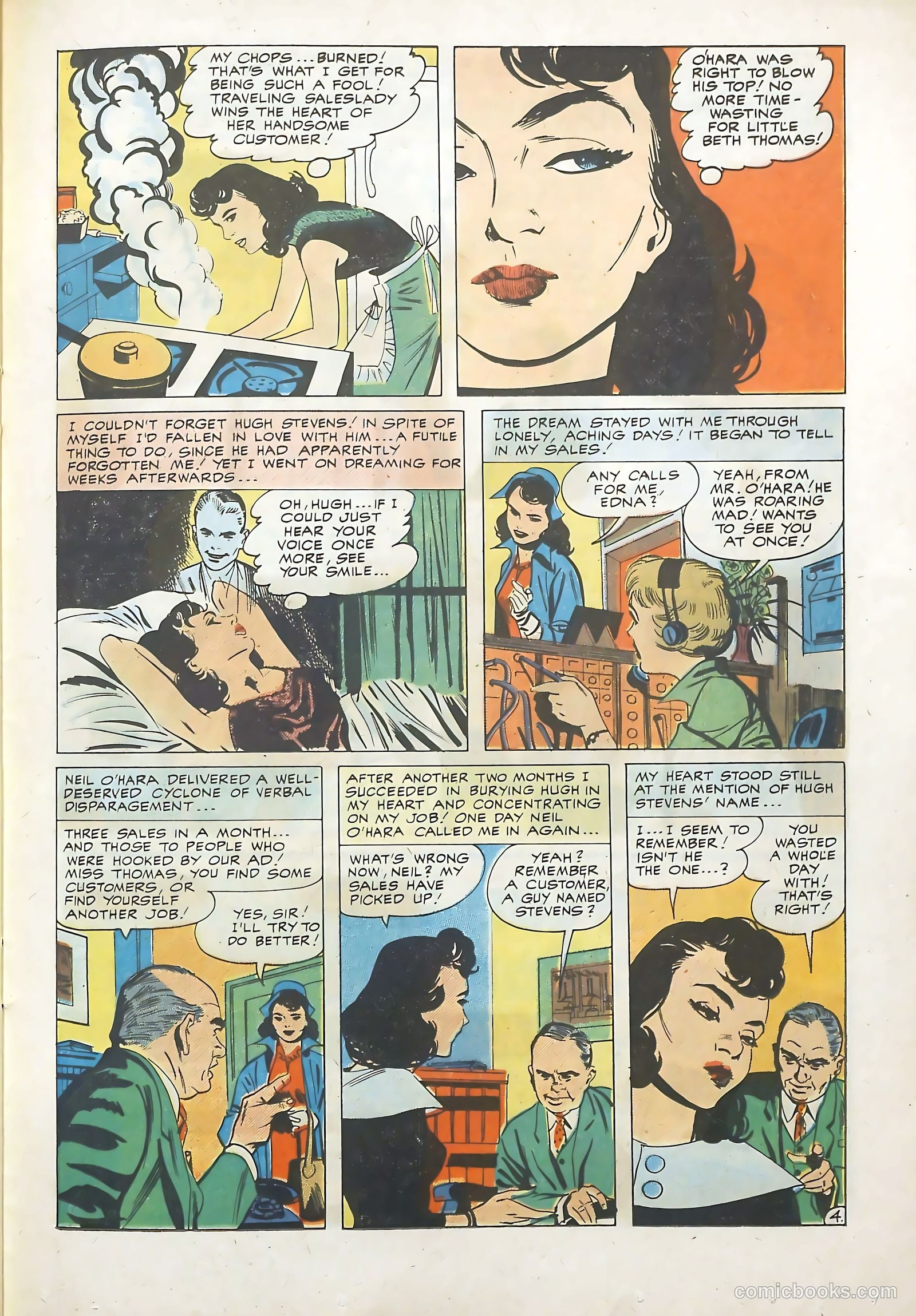 Young Romance #96 (1953) — page 25 of 36