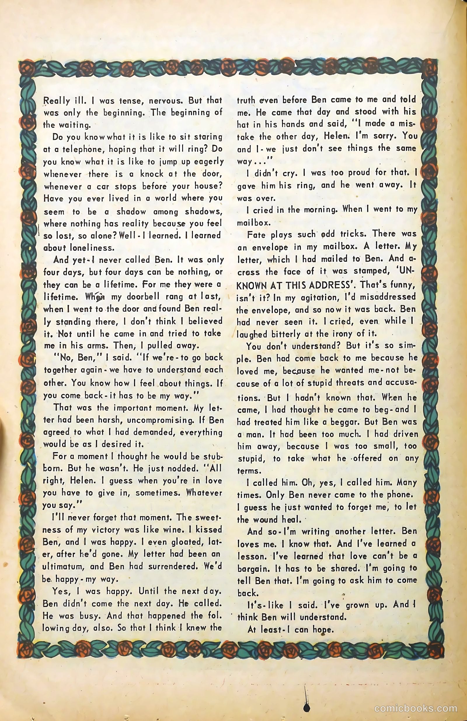 Young Romance #94 (1953) — page 16 of 36