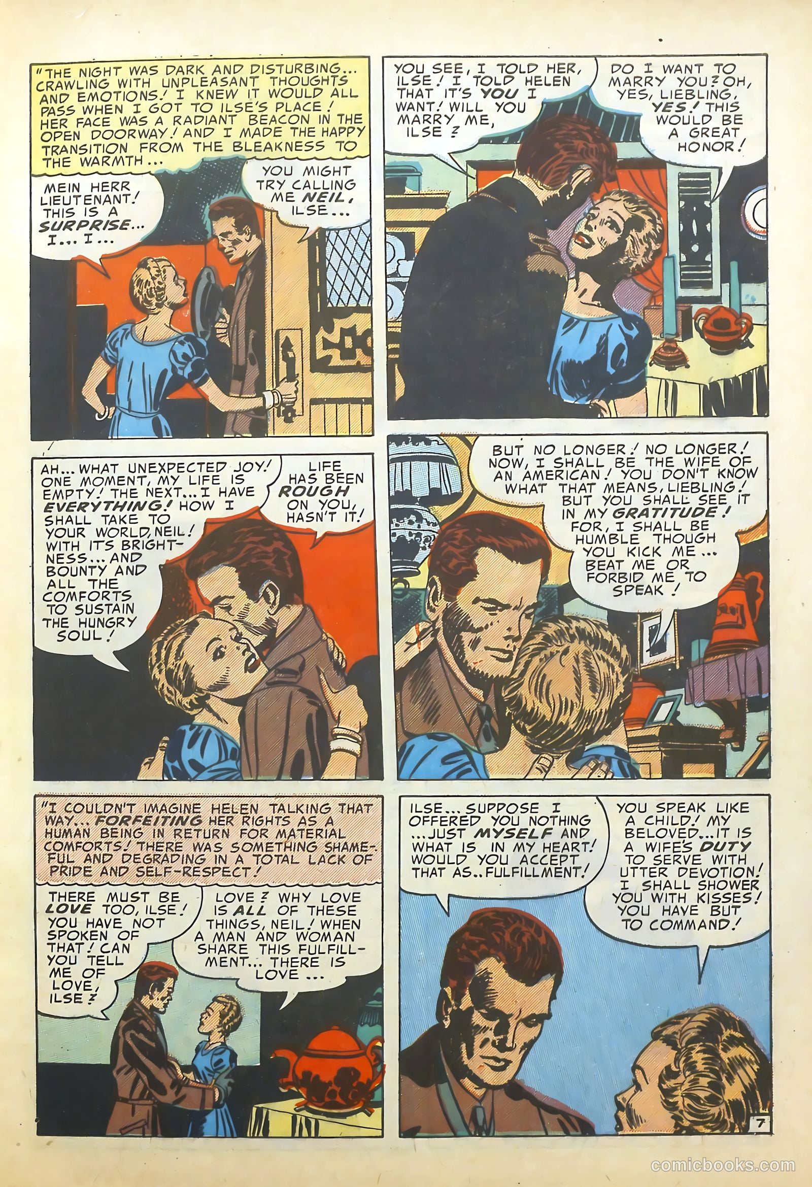 Young Romance #57 (1953) — page 9 of 36