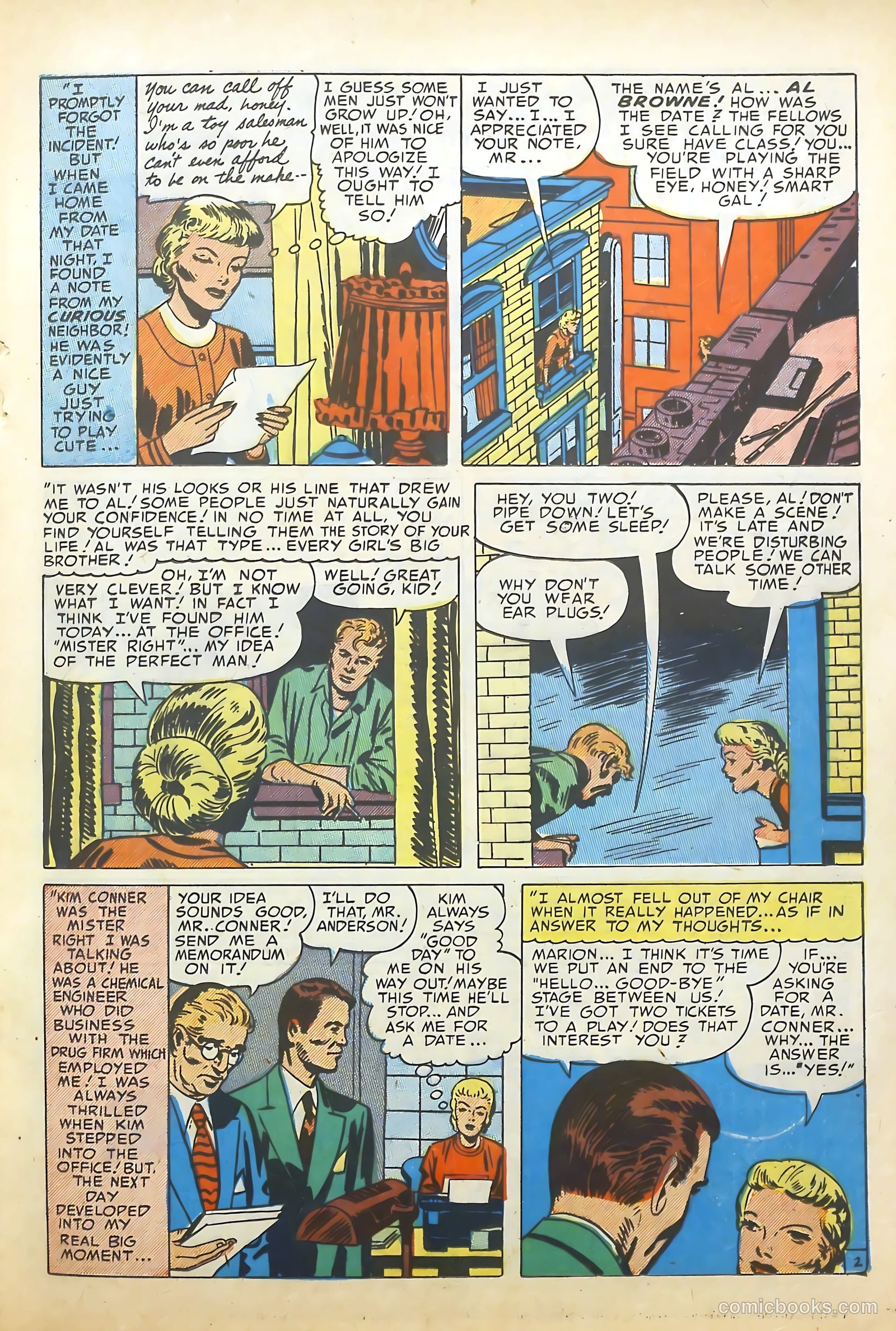 Young Romance #57 (1953) — page 17 of 36