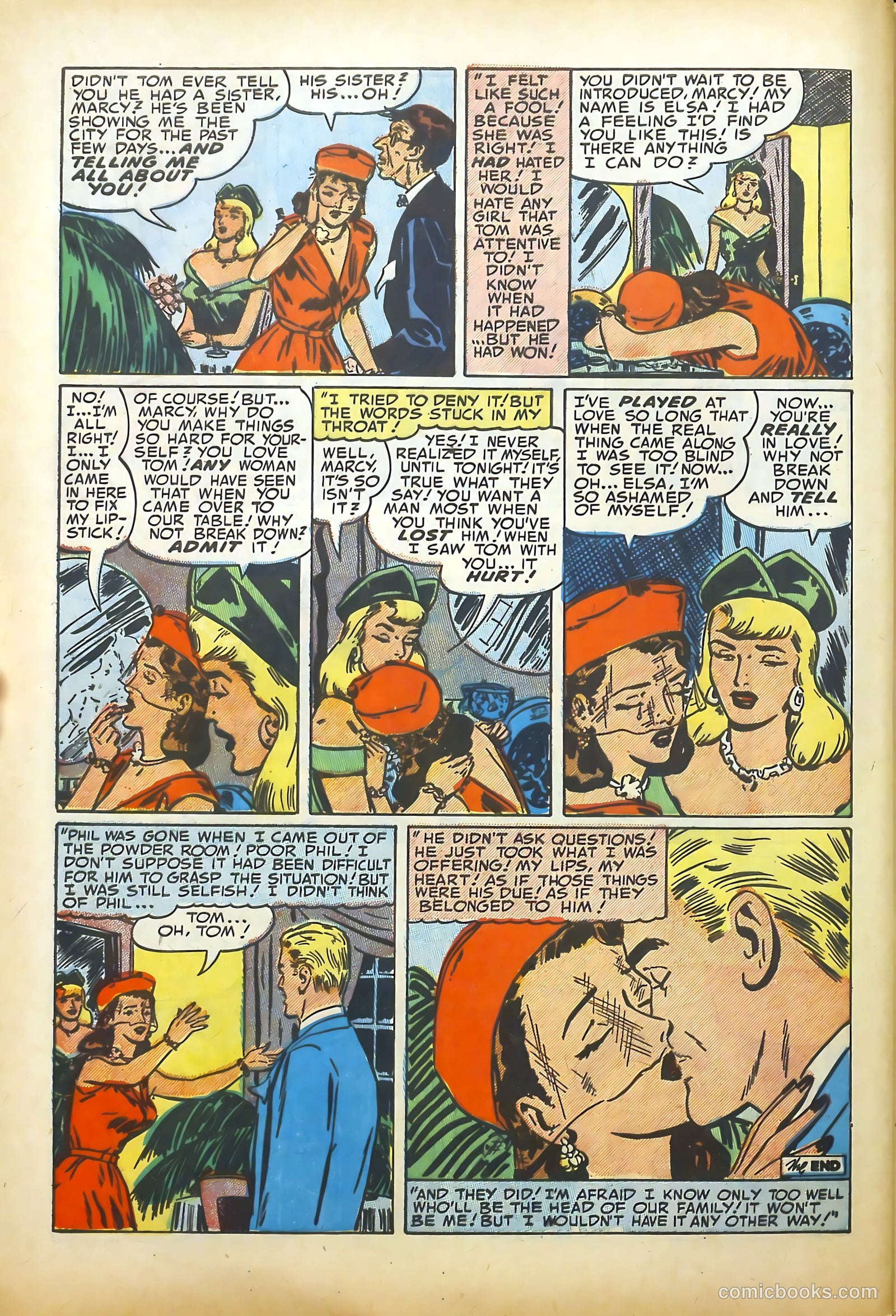 Young Romance #57 (1953) — page 32 of 36