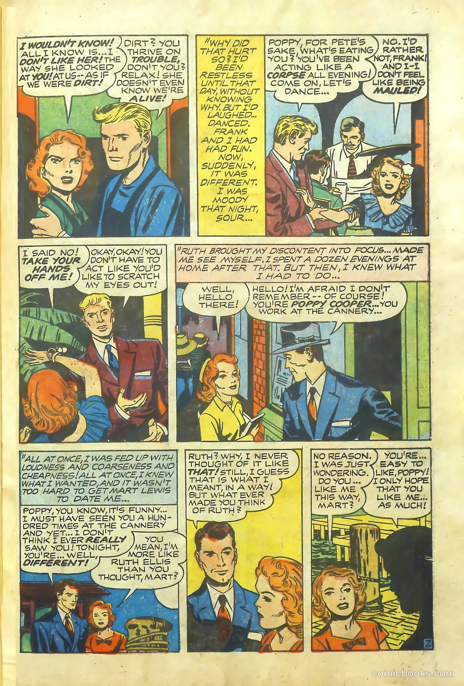 Young Romance #82 (1953) — page 21 of 38