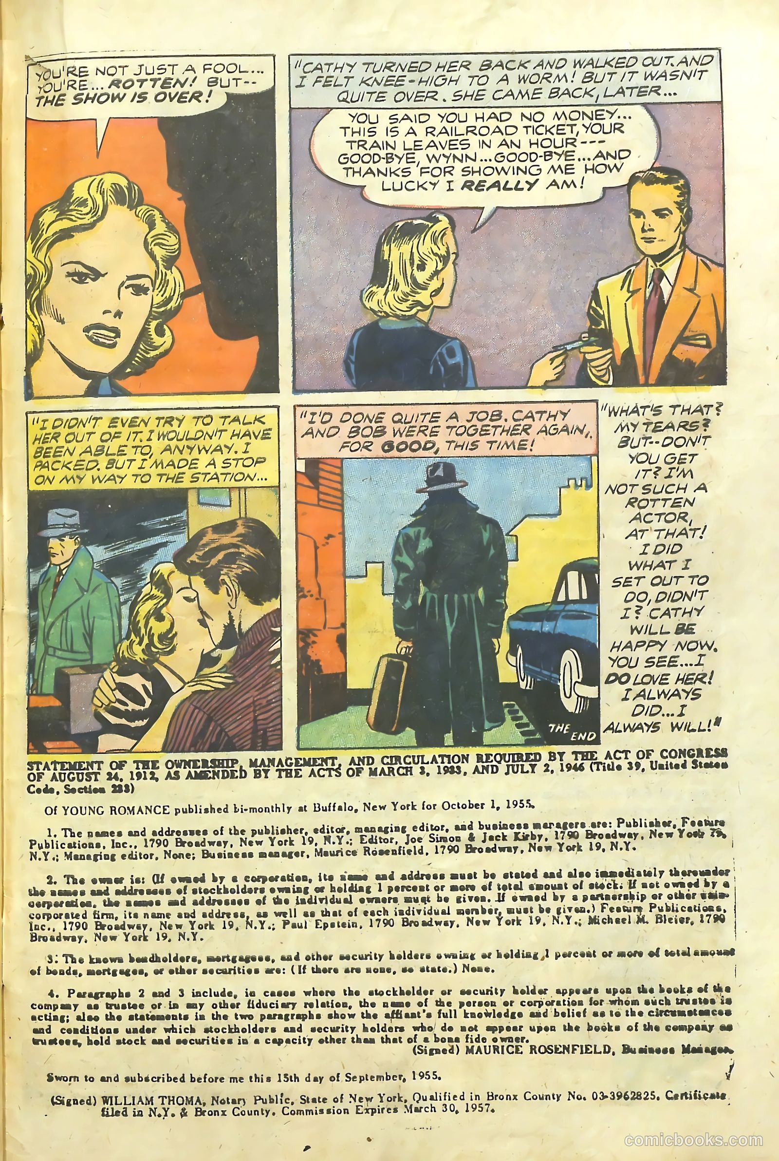 Young Romance #82 (1953) — page 35 of 38