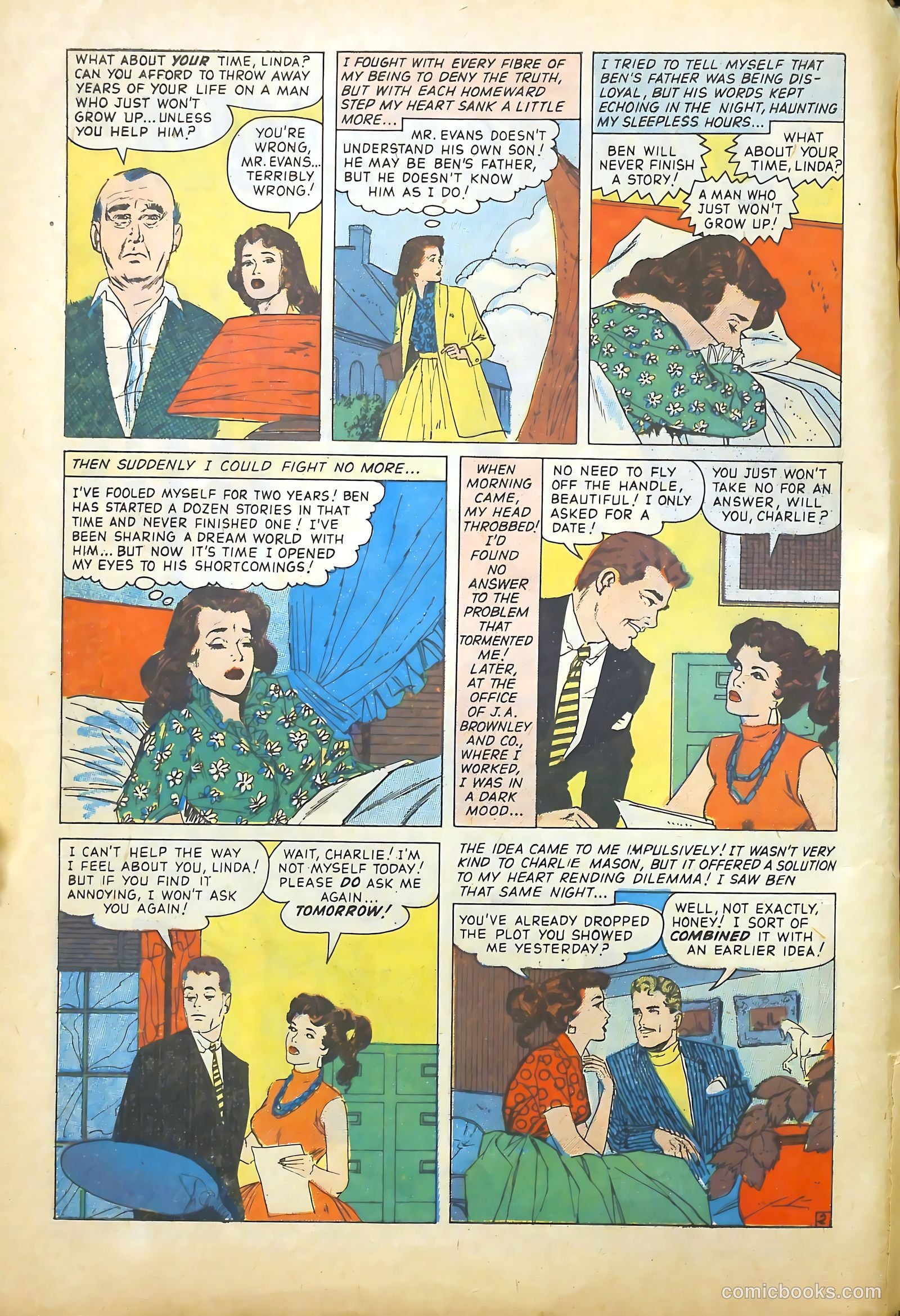 Young Romance #92 (1953) — page 4 of 34