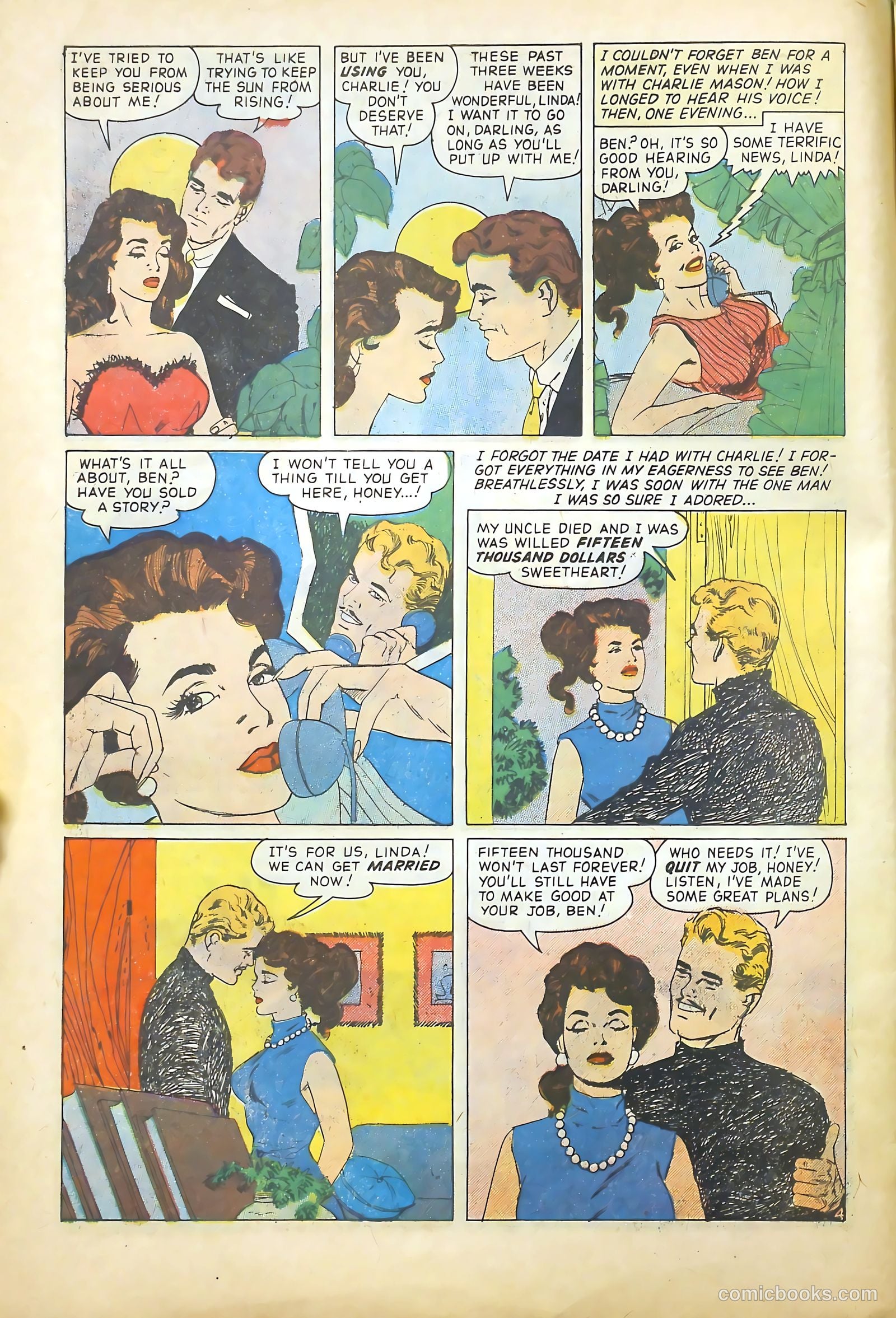 Young Romance #92 (1953) — page 6 of 34