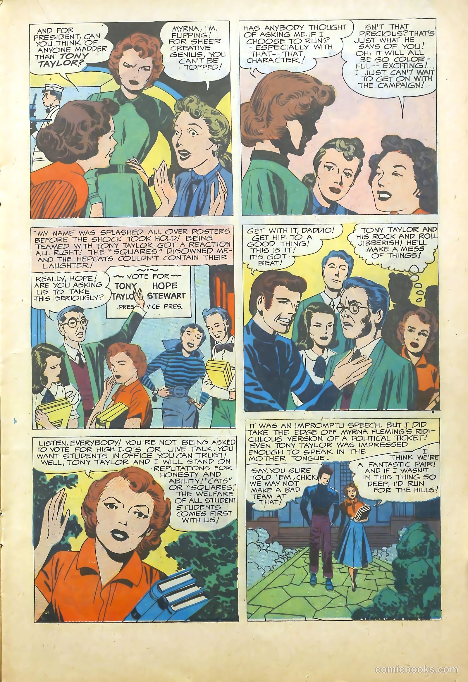 Young Romance #92 (1953) — page 17 of 34