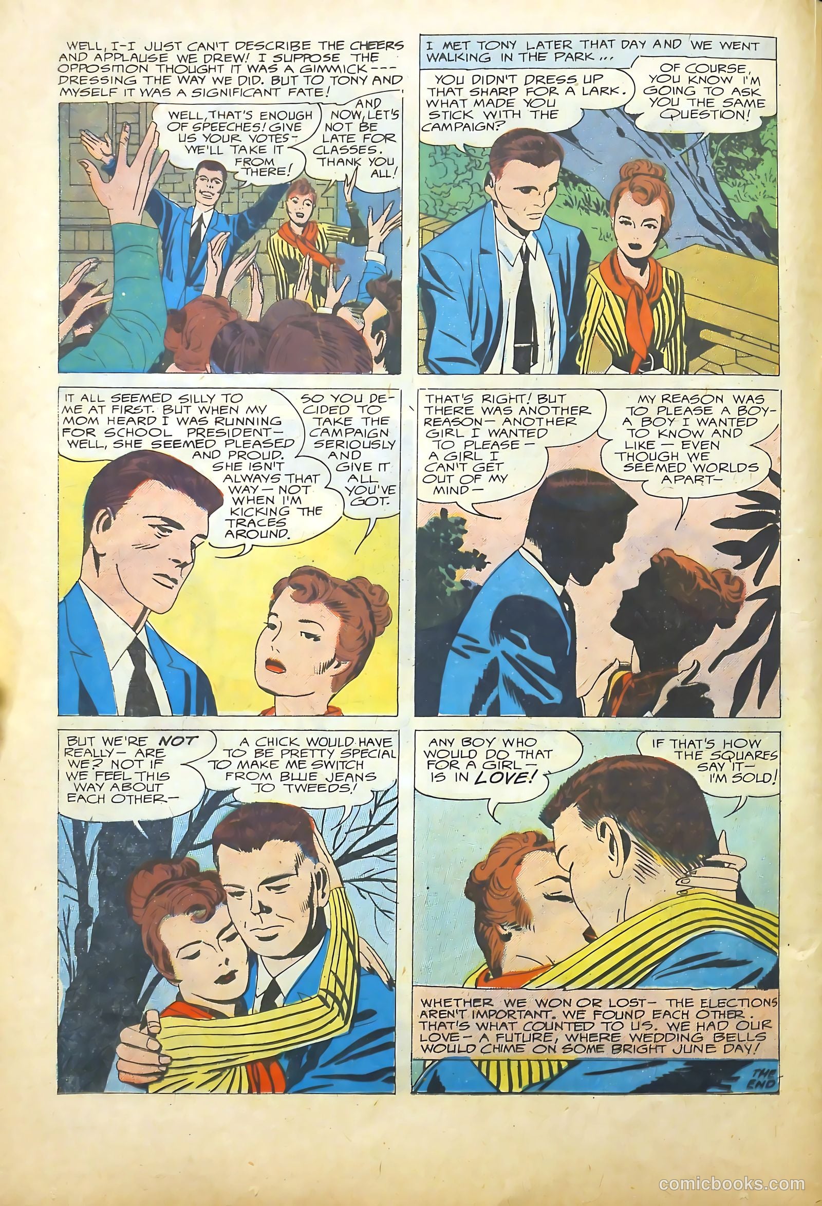Young Romance #92 (1953) — page 20 of 34