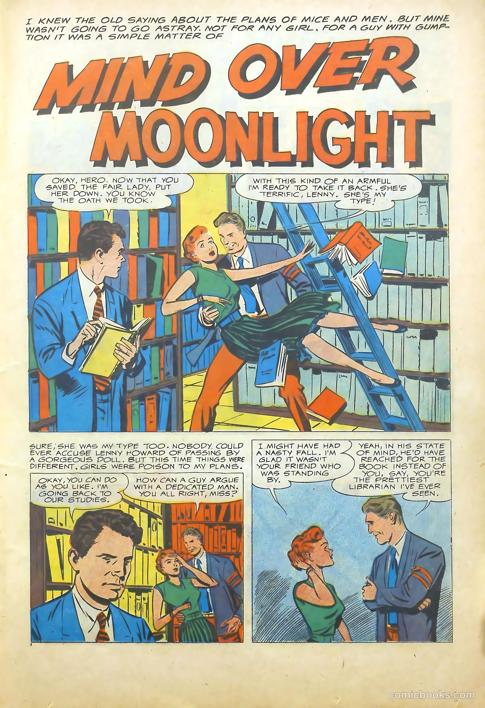 Young Romance #92 (1953) — page 21 of 34