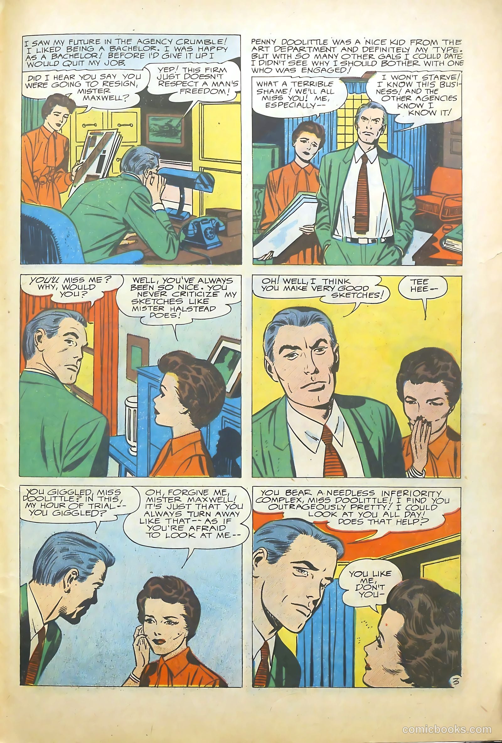 Young Romance #92 (1953) — page 31 of 34