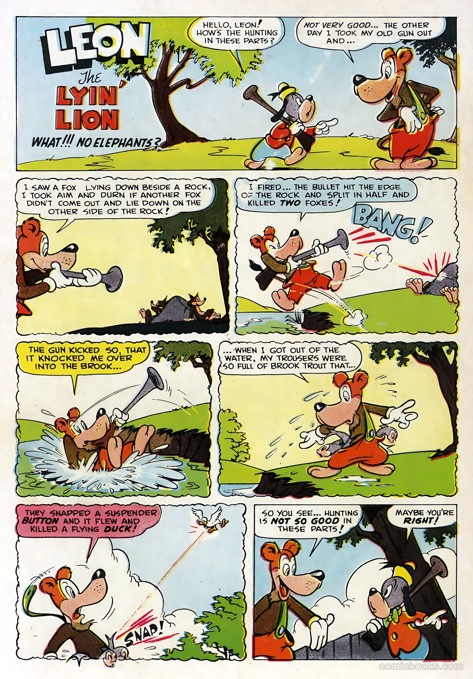 Zoo Funnies v2 #1 — page 36 of 36