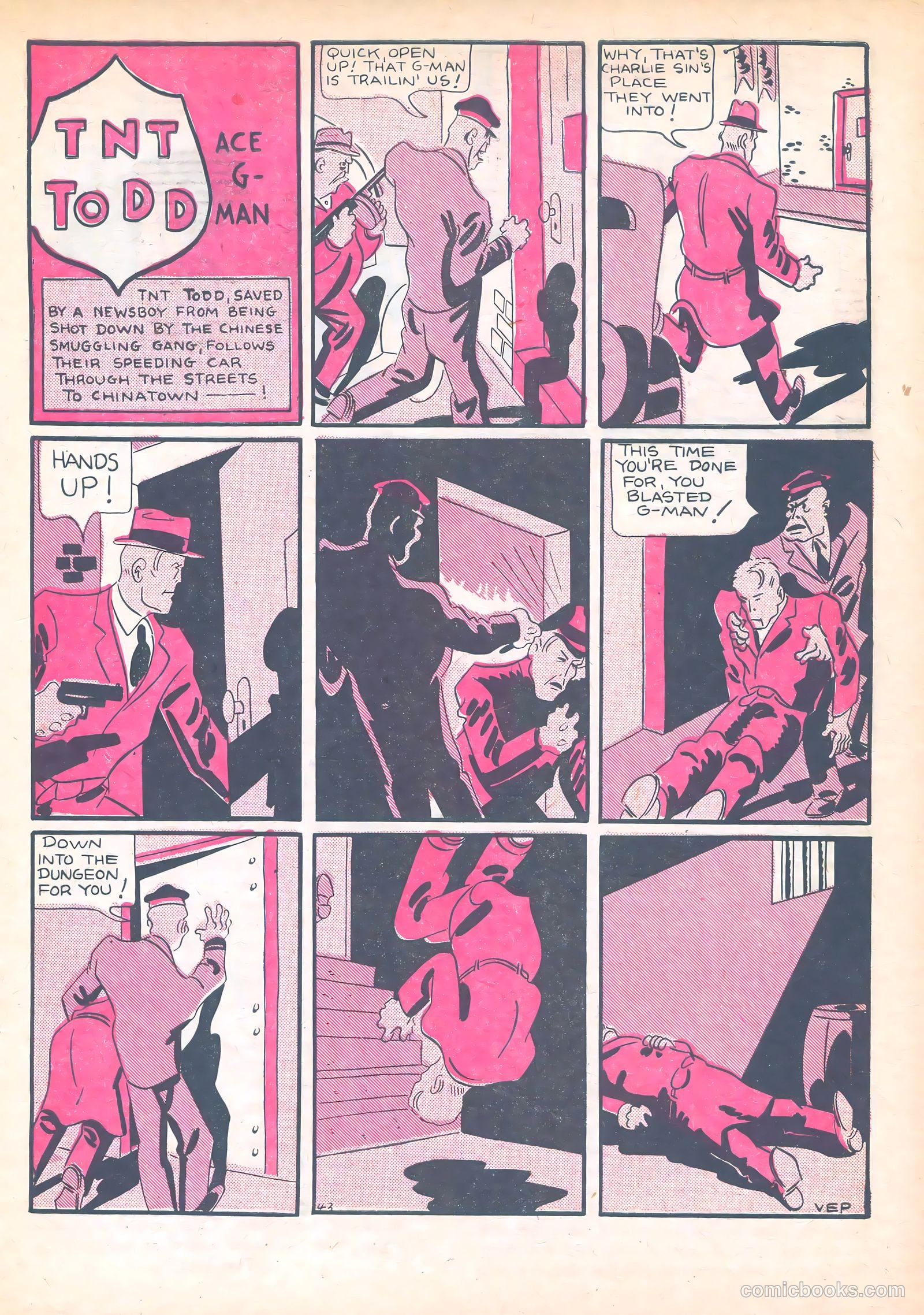 Keen Detective Funnies 12 v2 #8 — page 39 of 68
