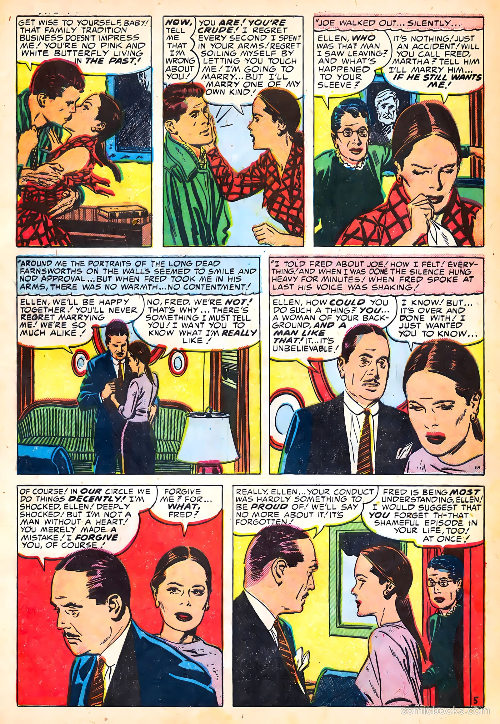 Young Romance #68 (1953) — page 7 of 36