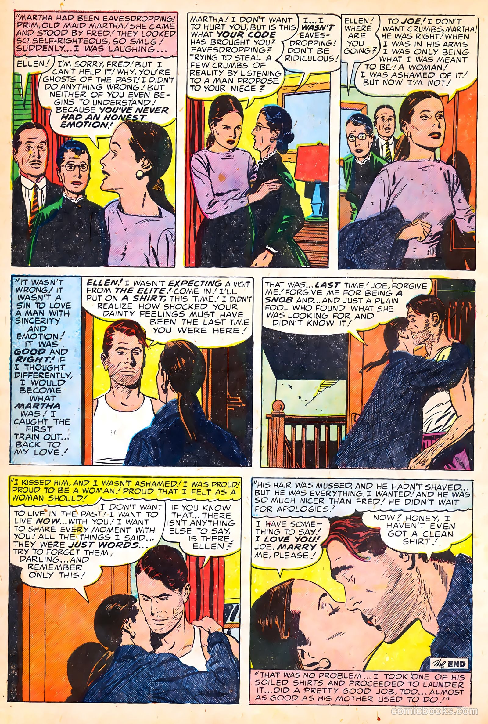 Young Romance #68 (1953) — page 8 of 36