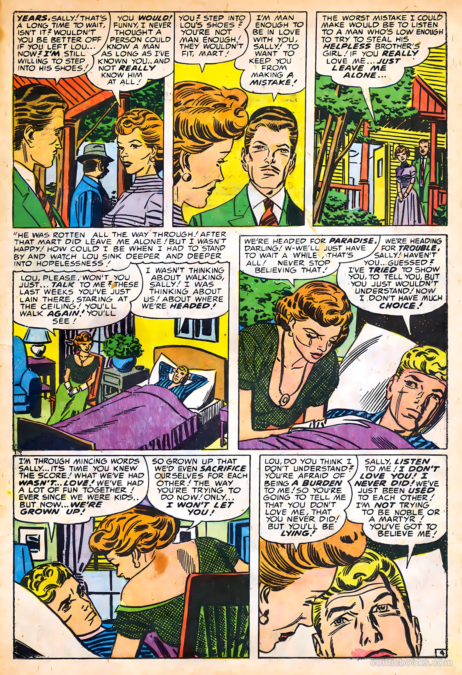 Young Romance #68 (1953) — page 21 of 36