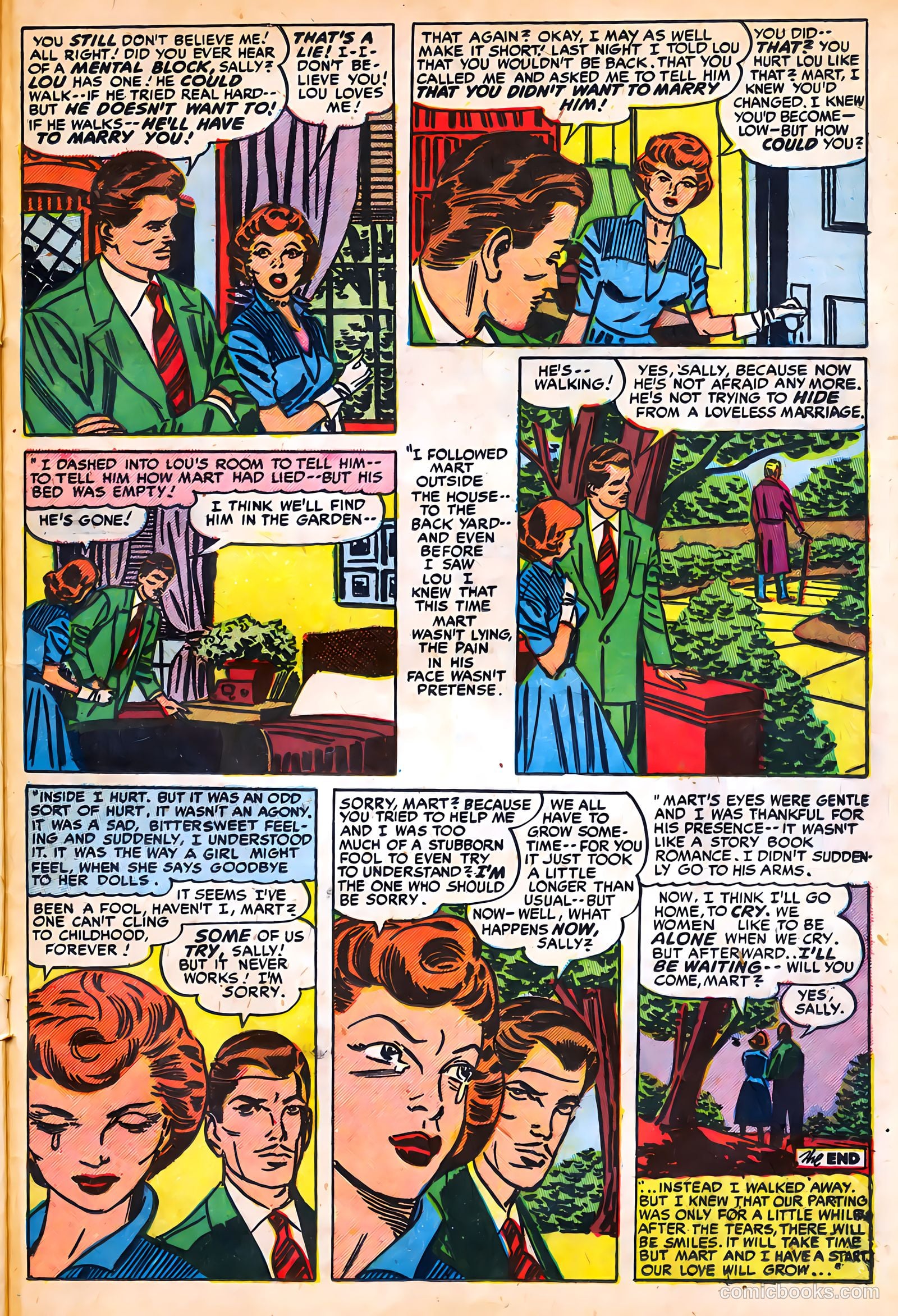 Young Romance #68 (1953) — page 23 of 36