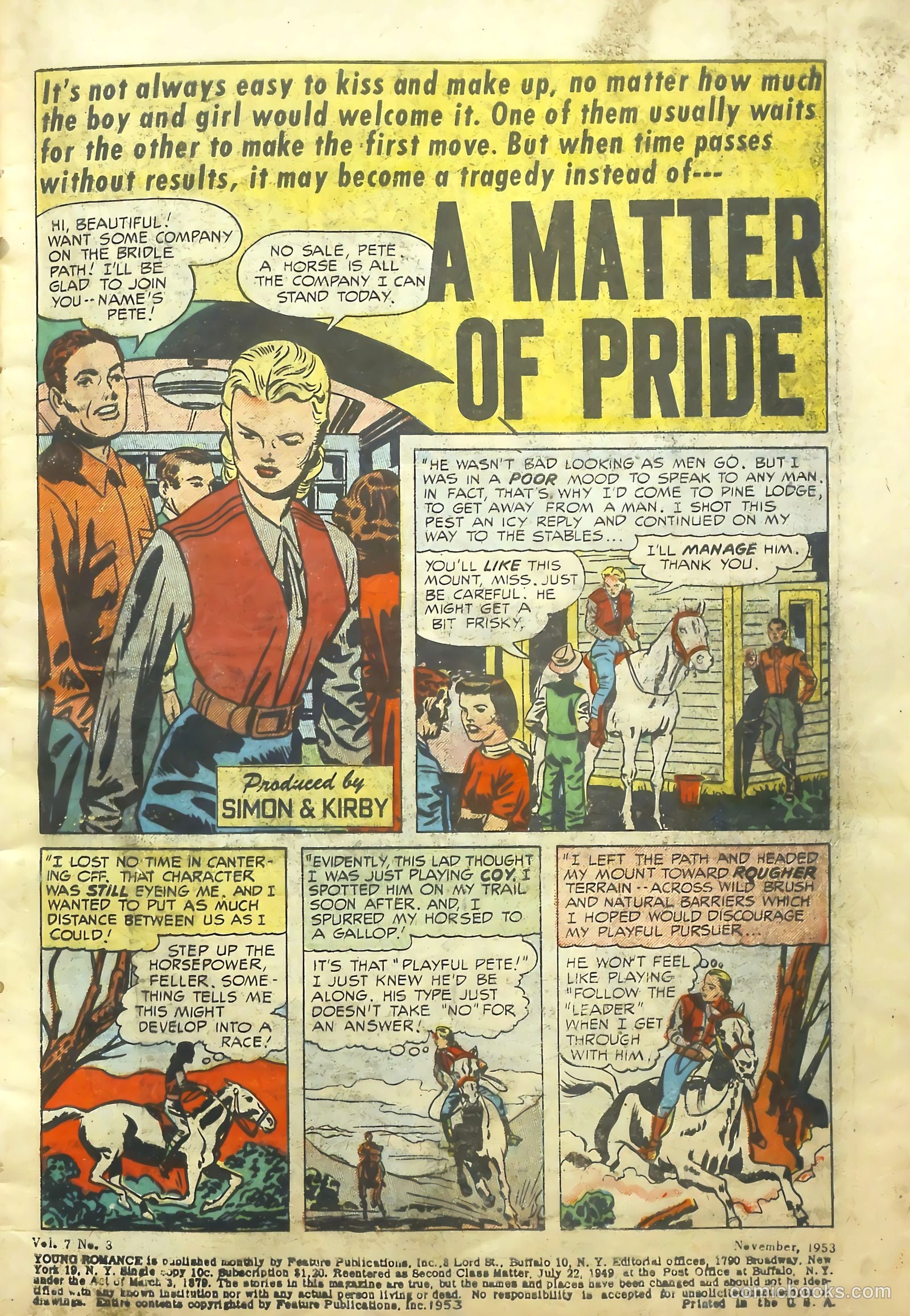 Young Romance #63 (1953) — page 4 of 39