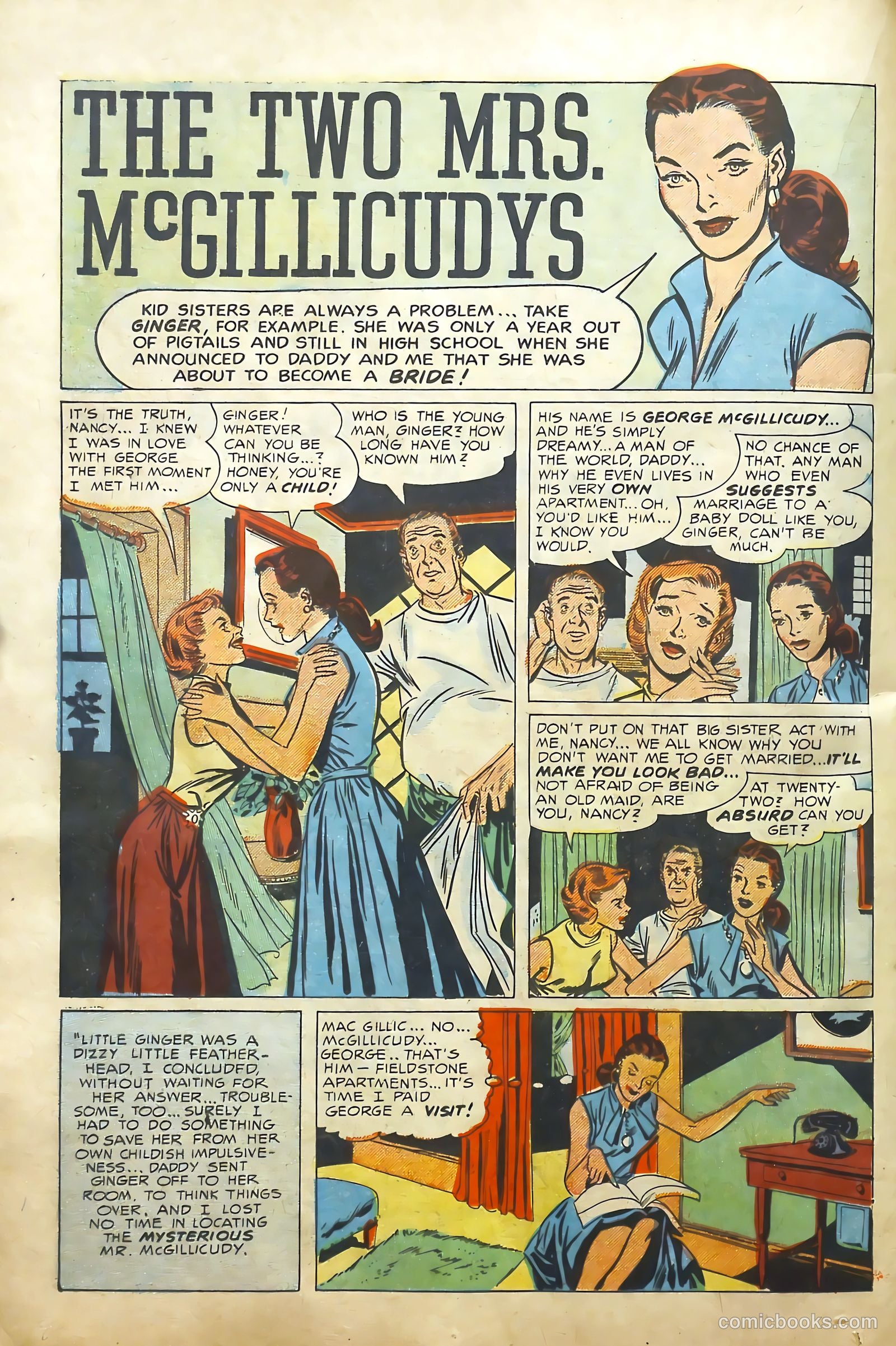 Young Romance #63 (1953) — page 17 of 39