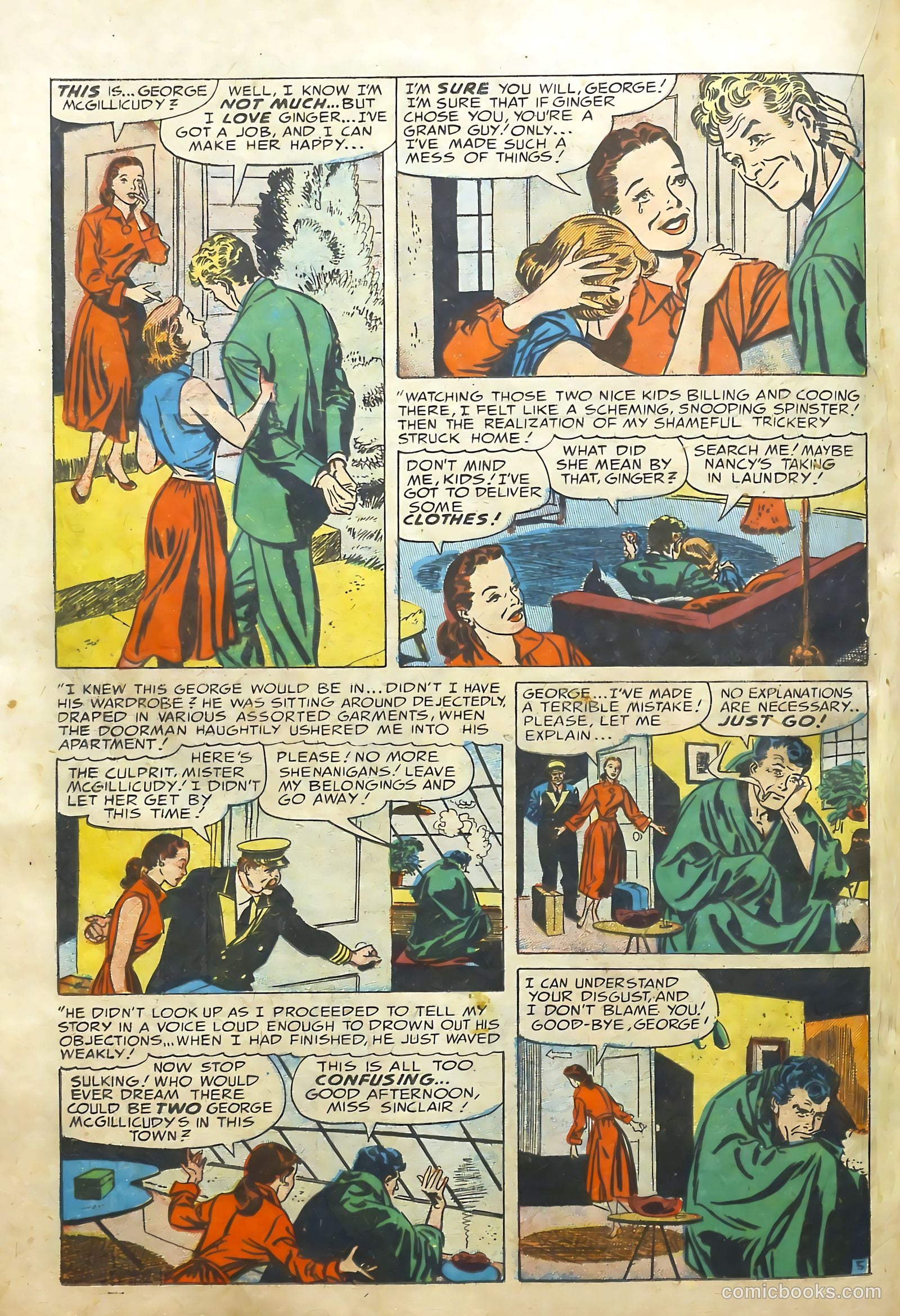 Young Romance #63 (1953) — page 21 of 39