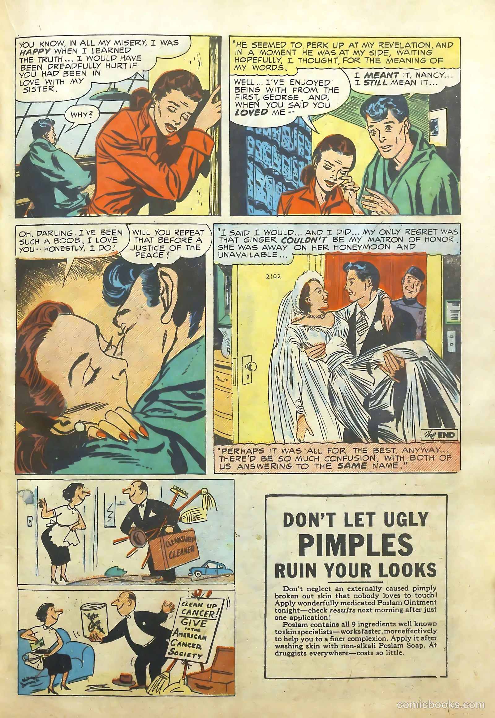 Young Romance #63 (1953) — page 22 of 39