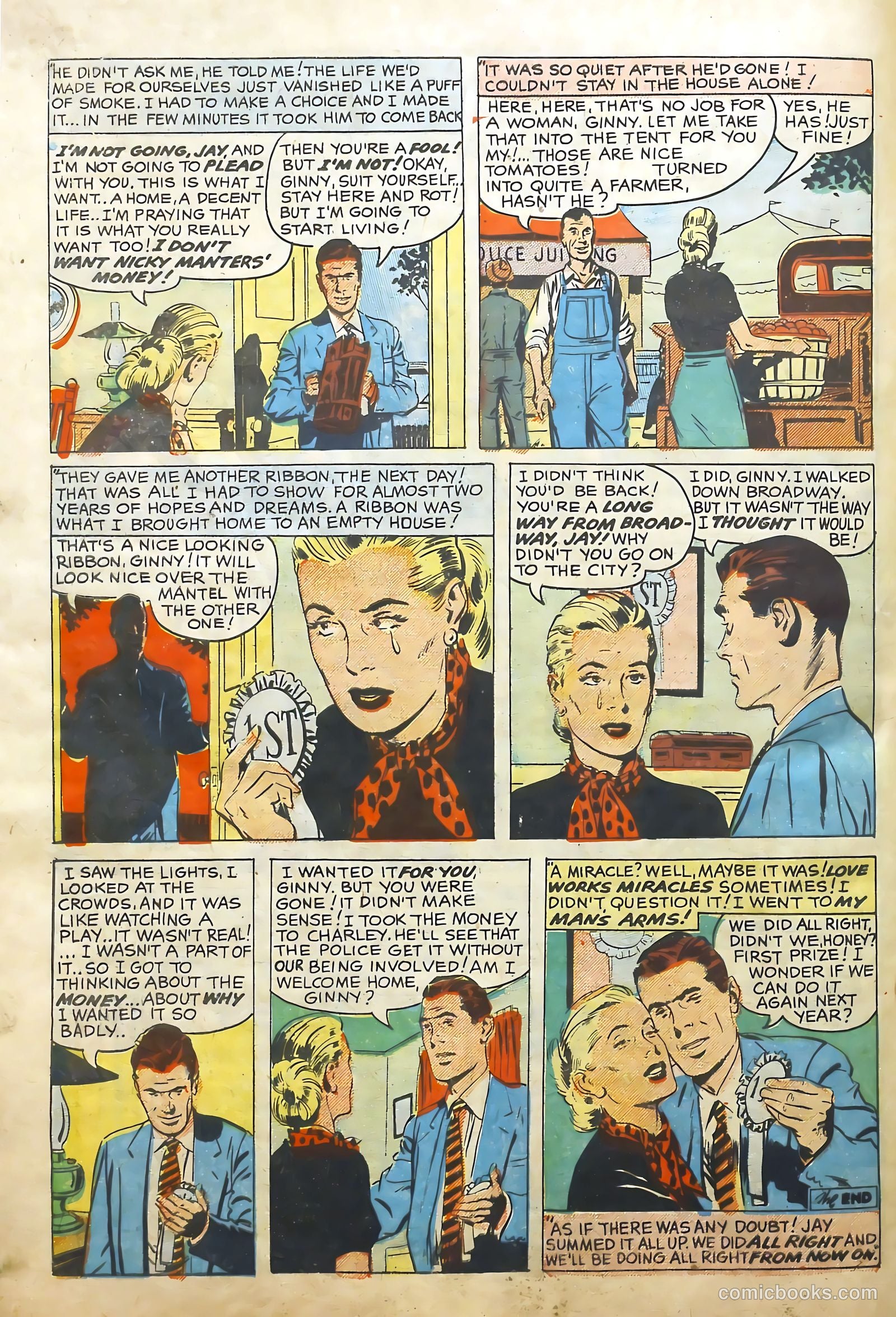 Young Romance #63 (1953) — page 34 of 39