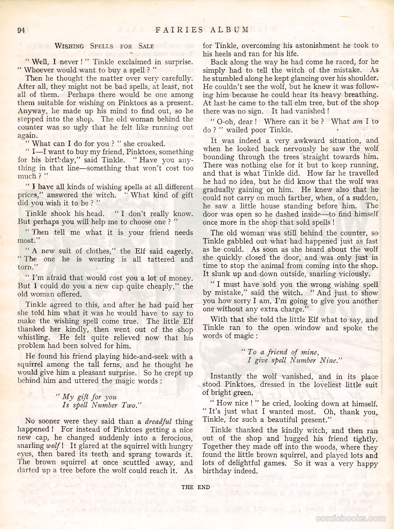 Fairies Album #1949 (1949) — page 92 of 94