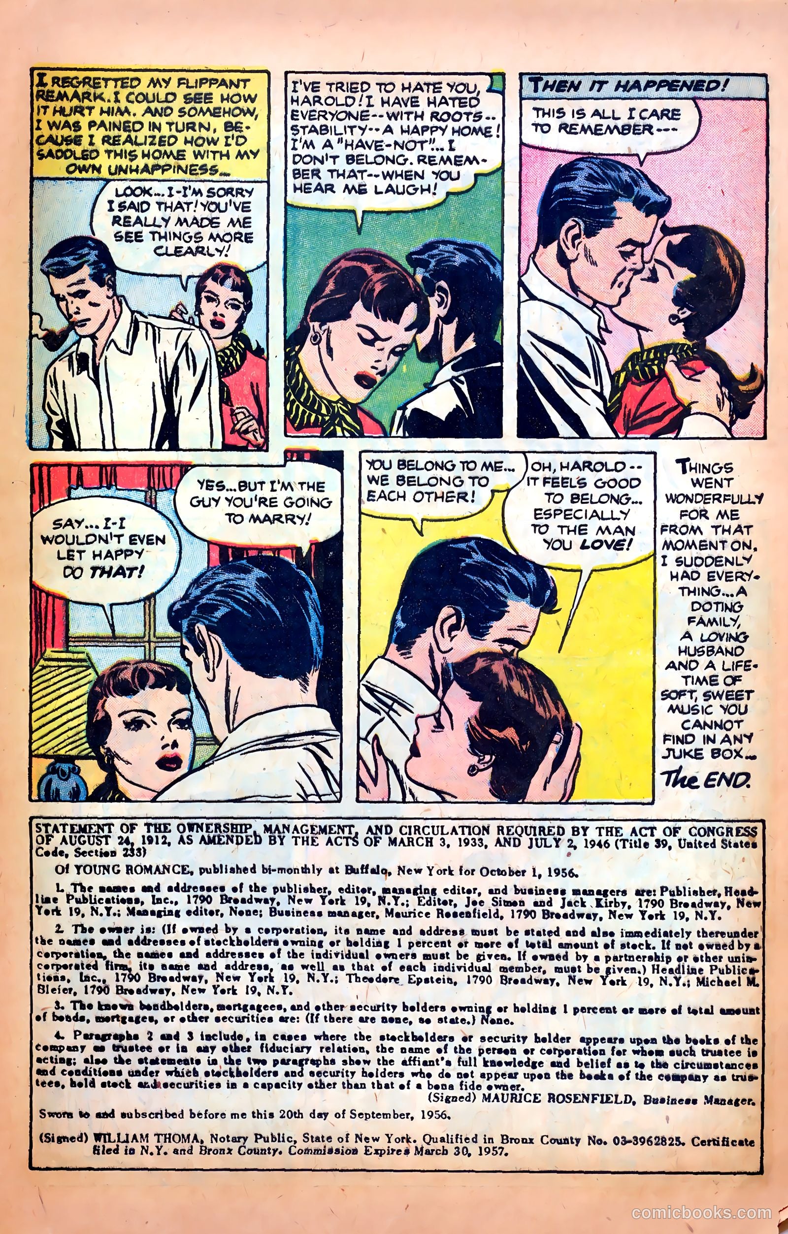 Young Romance #87 (1953) — page 17 of 36