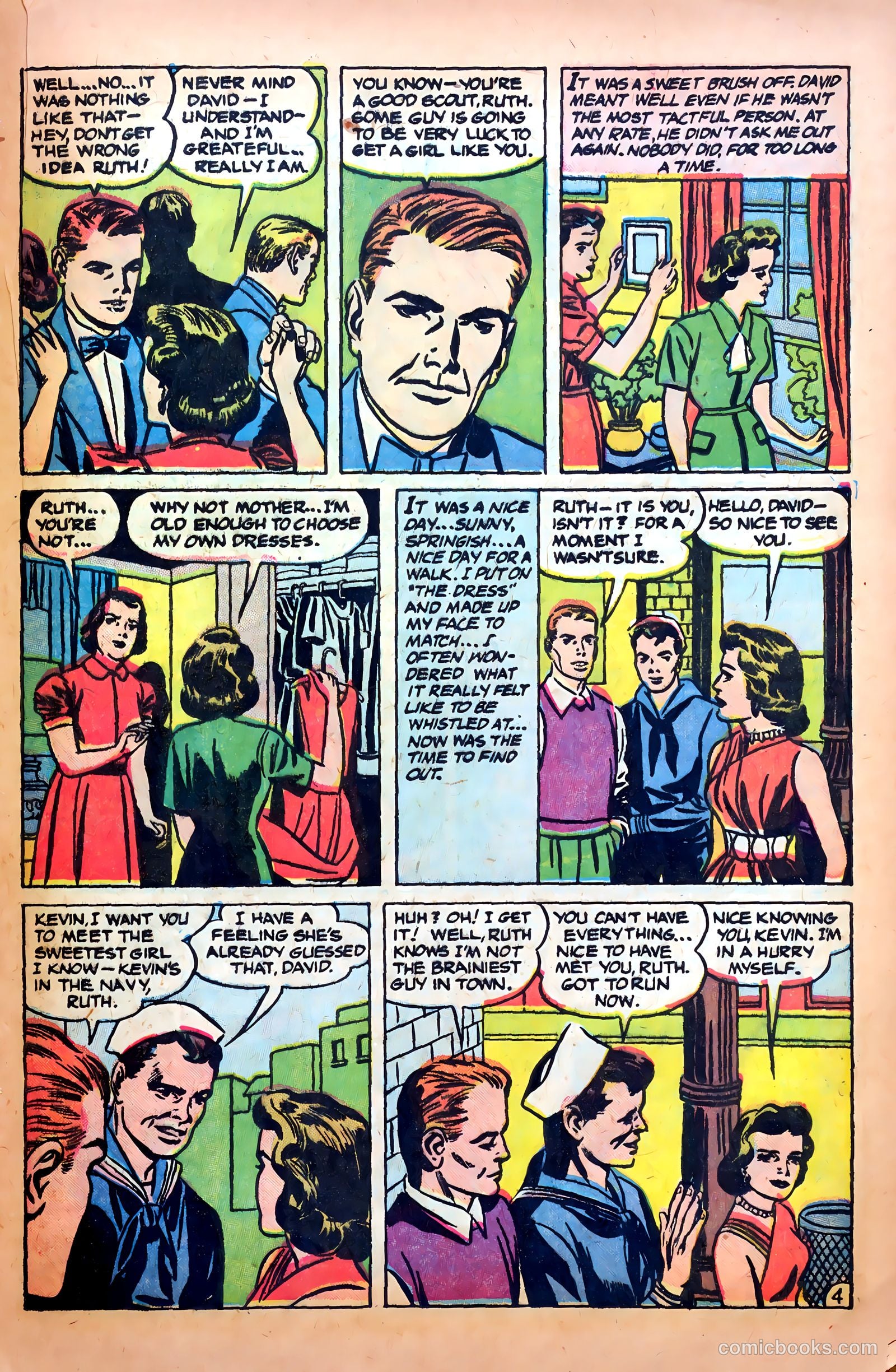 Young Romance #87 (1953) — page 21 of 36