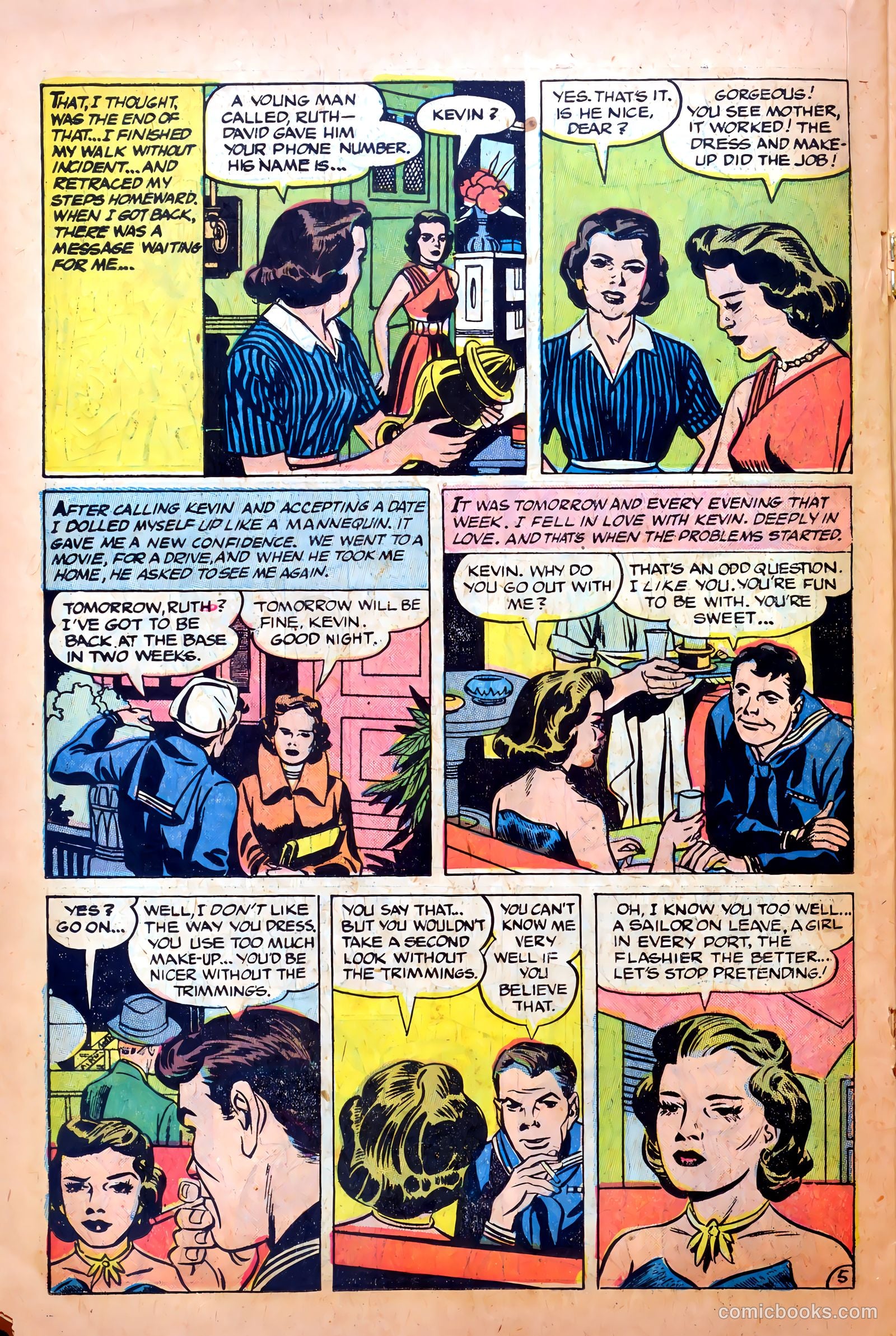 Young Romance #87 (1953) — page 22 of 36