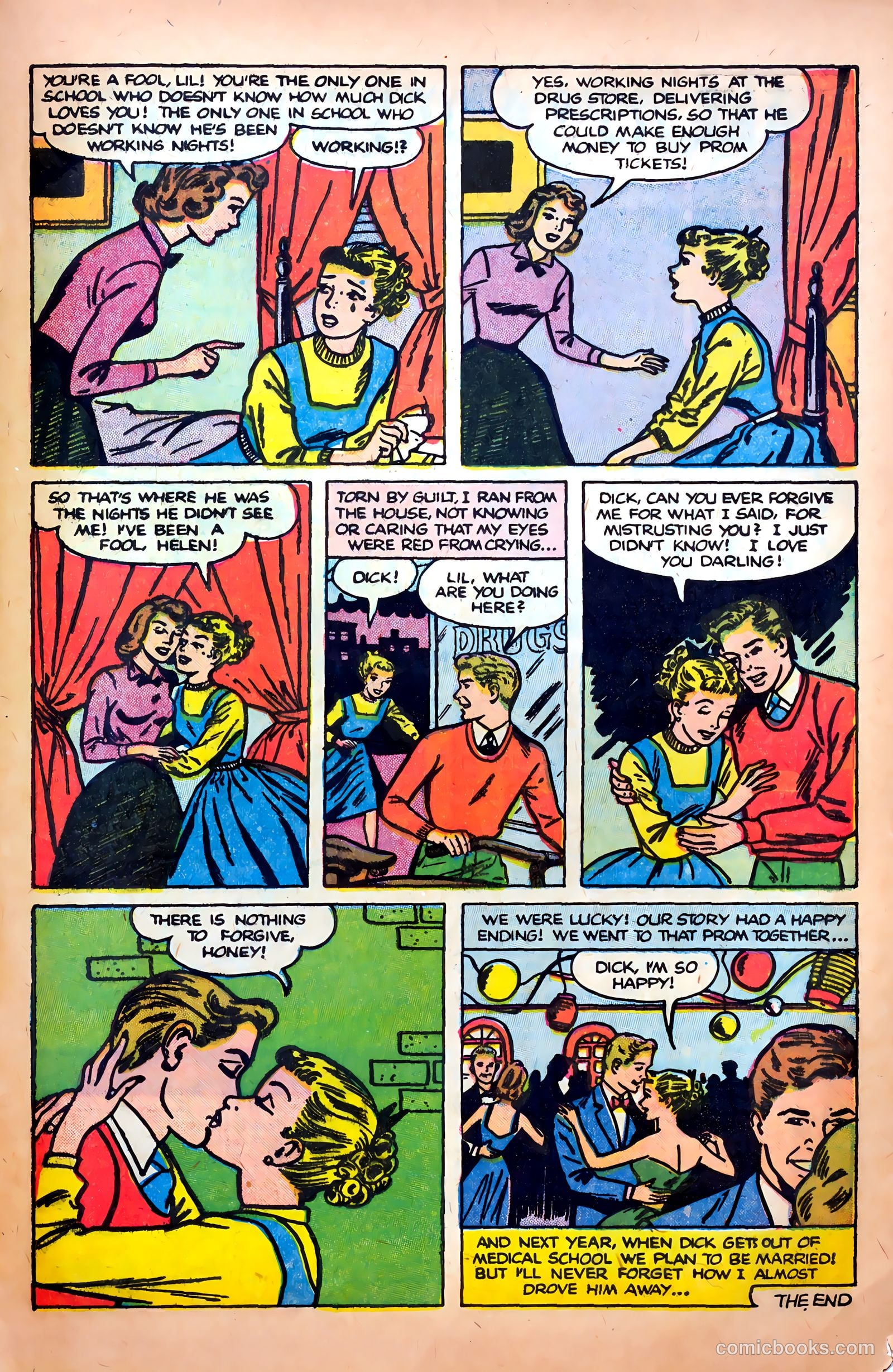 Young Romance #87 (1953) — page 33 of 36
