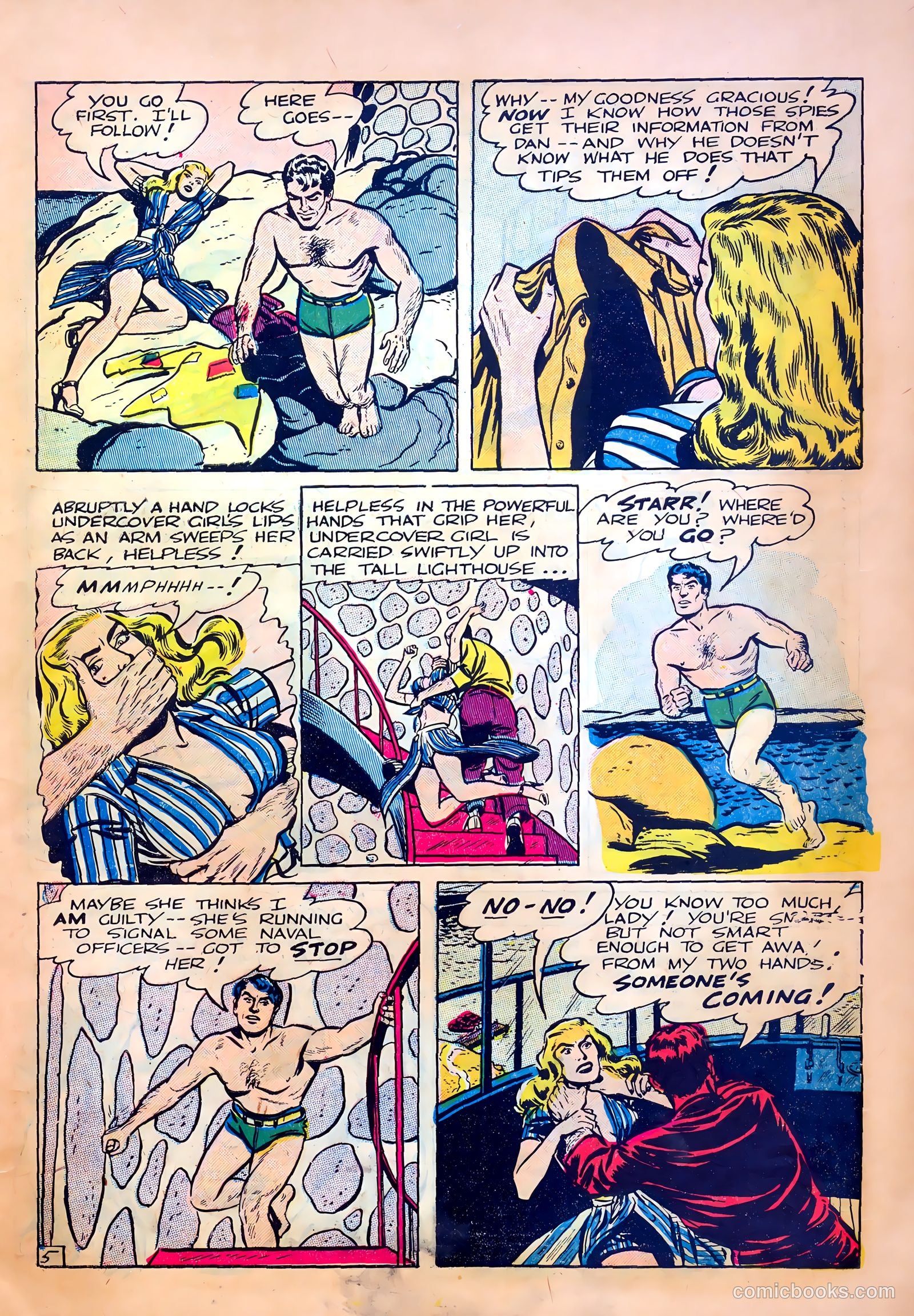 Undercover Girl #5 (1949) — page 7 of 36