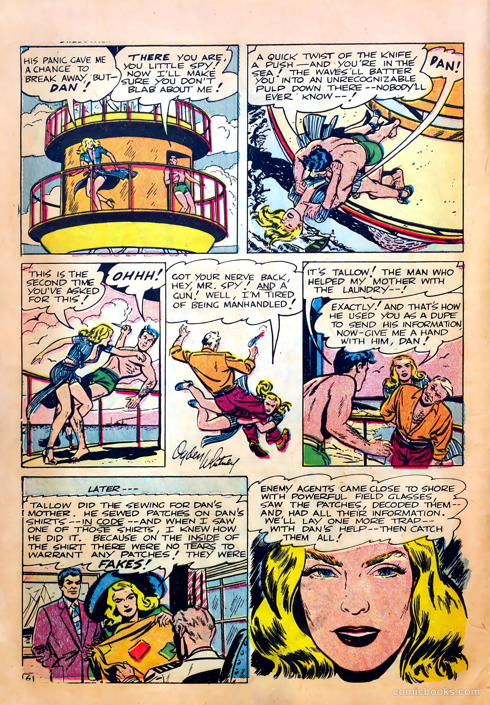 Undercover Girl #5 (1949) — page 8 of 36